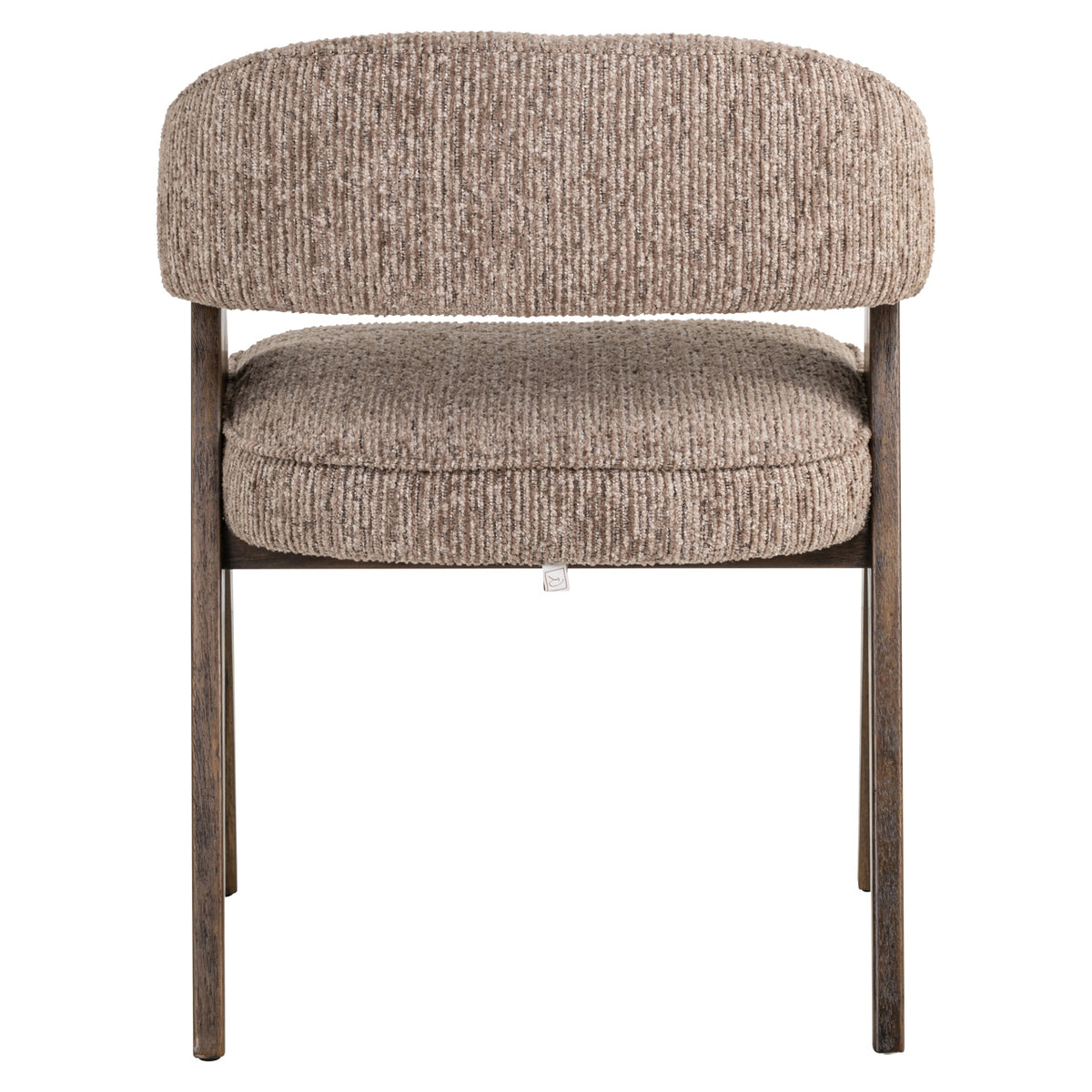 Mori mocca linear fire retardant dining chair