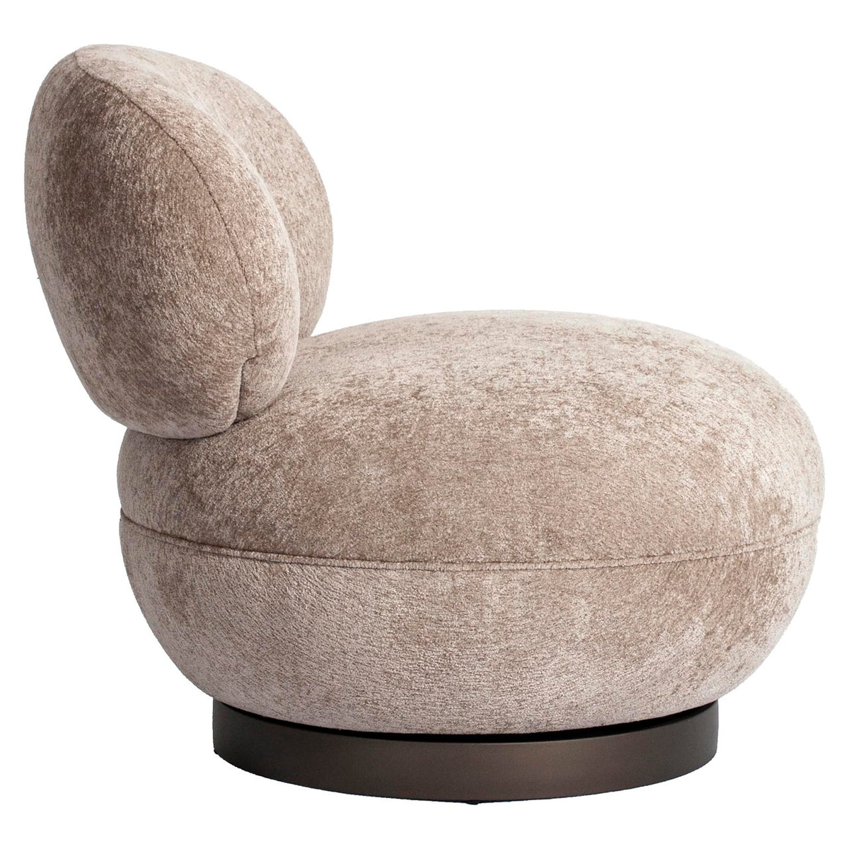 Fauteuil lounge Jace be easy sand swivel ignifugé