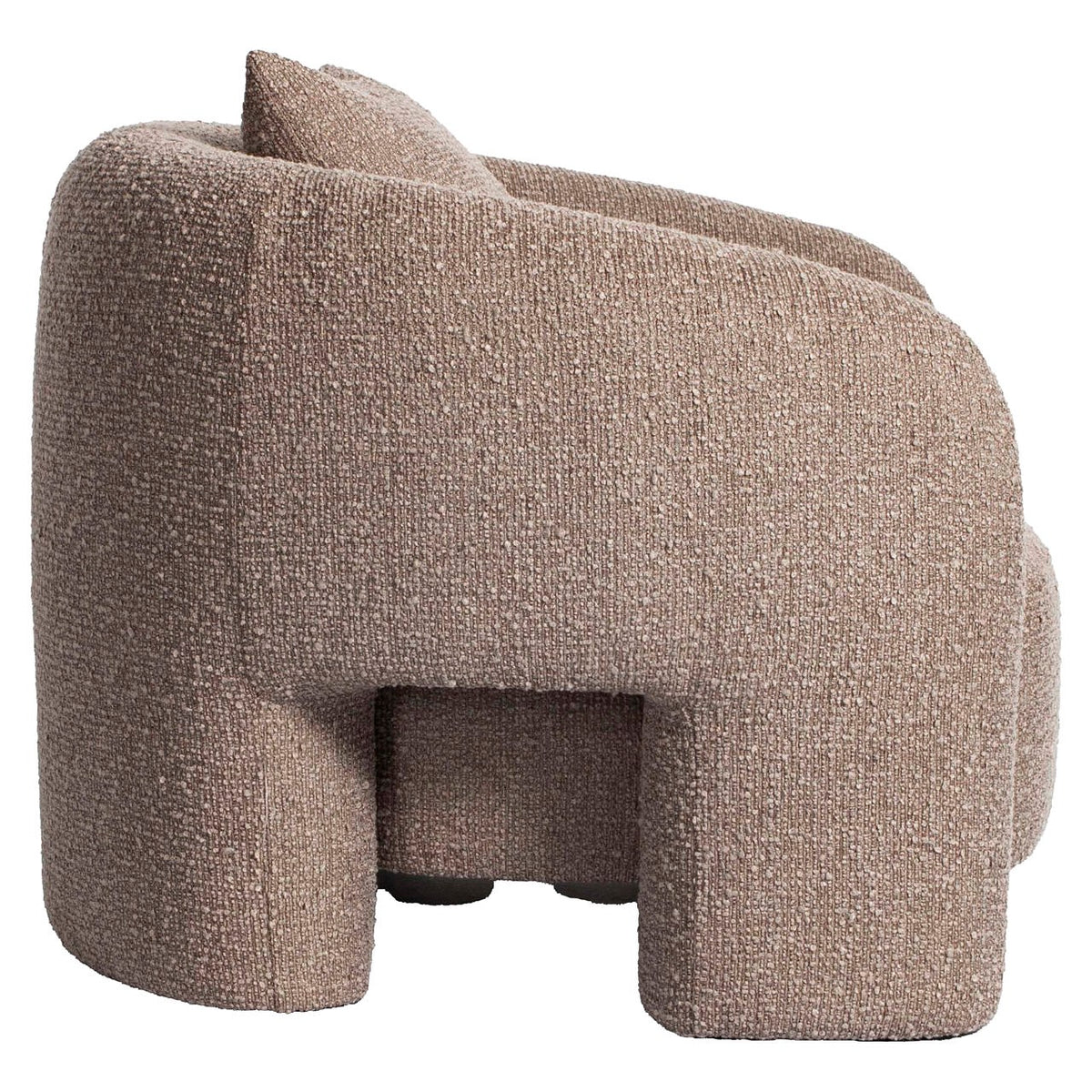 Fauteuil lounge Tuscany moka chunky