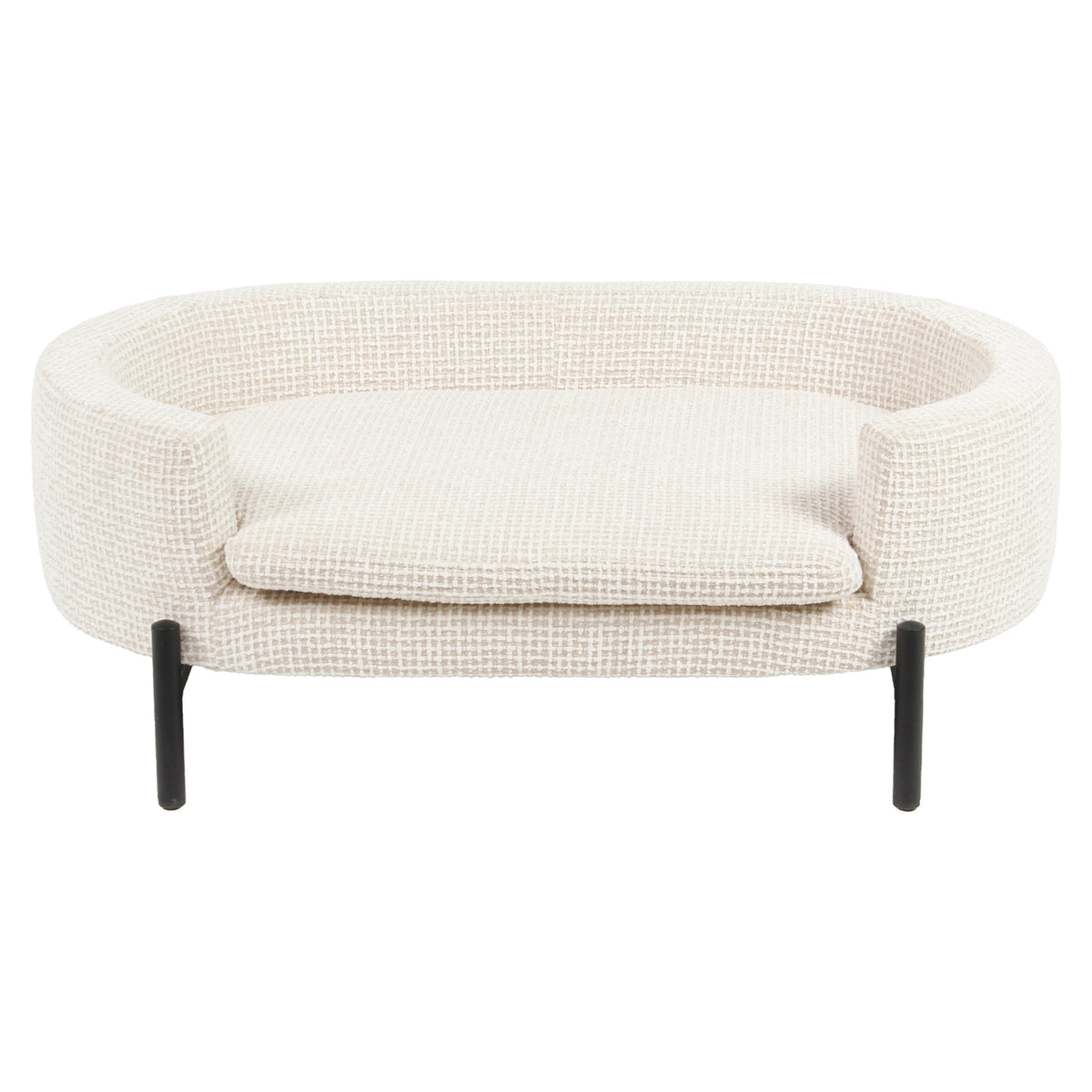 Panier pour chien Dolly beige blockweave