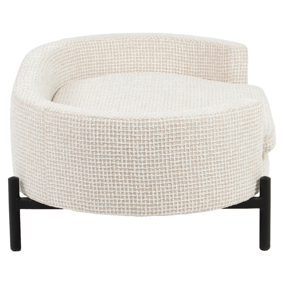 Dog bed Dolly beige blockweave