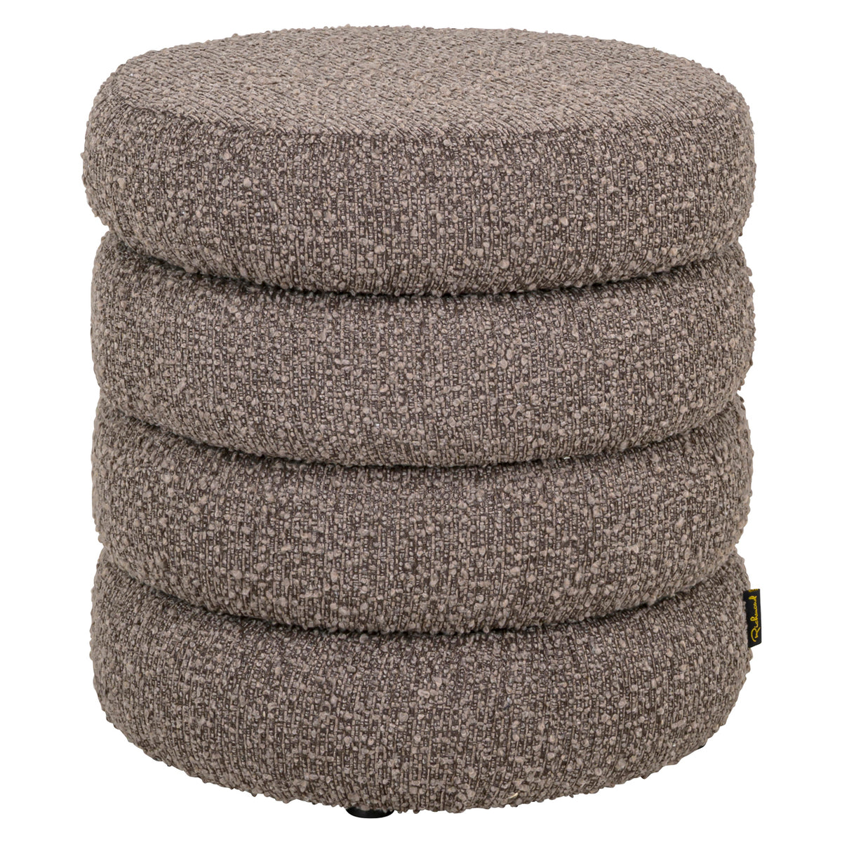 Poef & Voetenbank Adele brown chunky