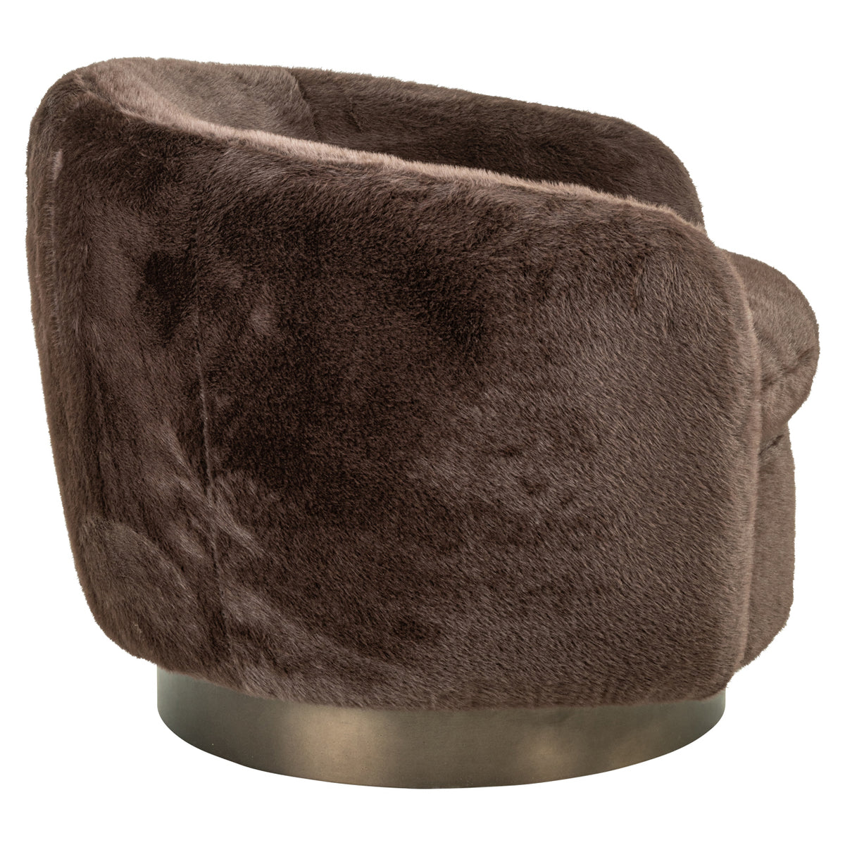 Loungesessel Colmar chocolat fluffy swivel