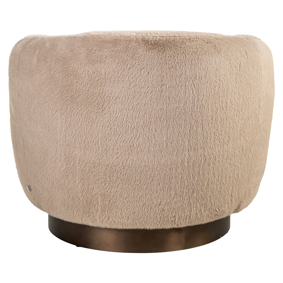 Loungesessel Colmar Khaki Fluffy drehbar
