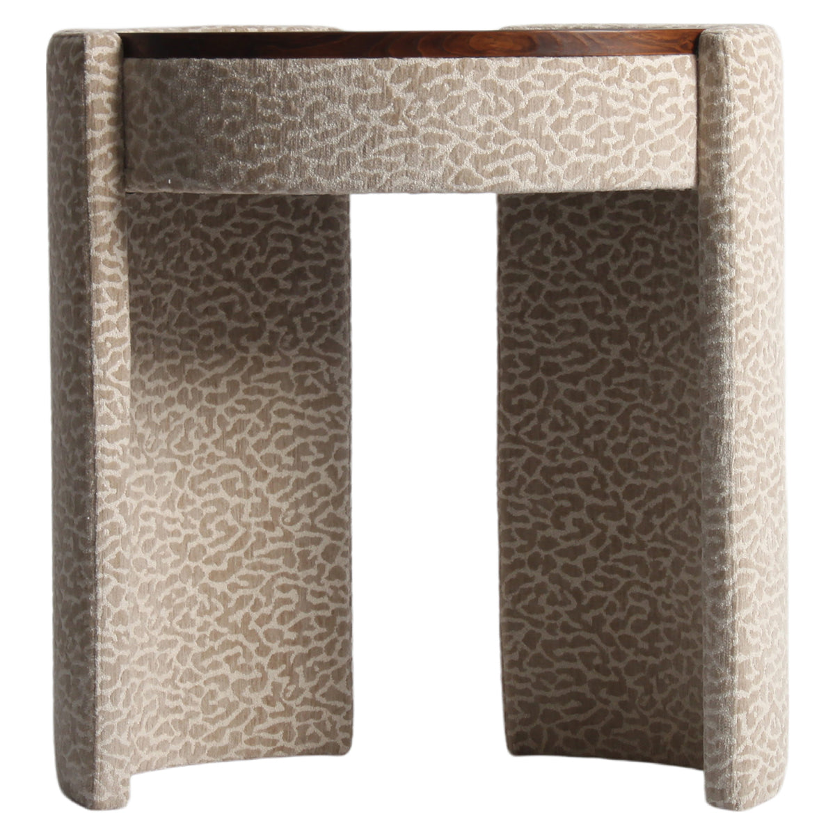 Schreibtisch Roxenne Beige Leopard Schminktisch