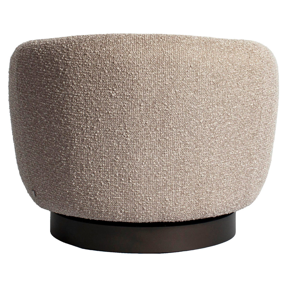 Lounge chair Colmar natural chunky swivel