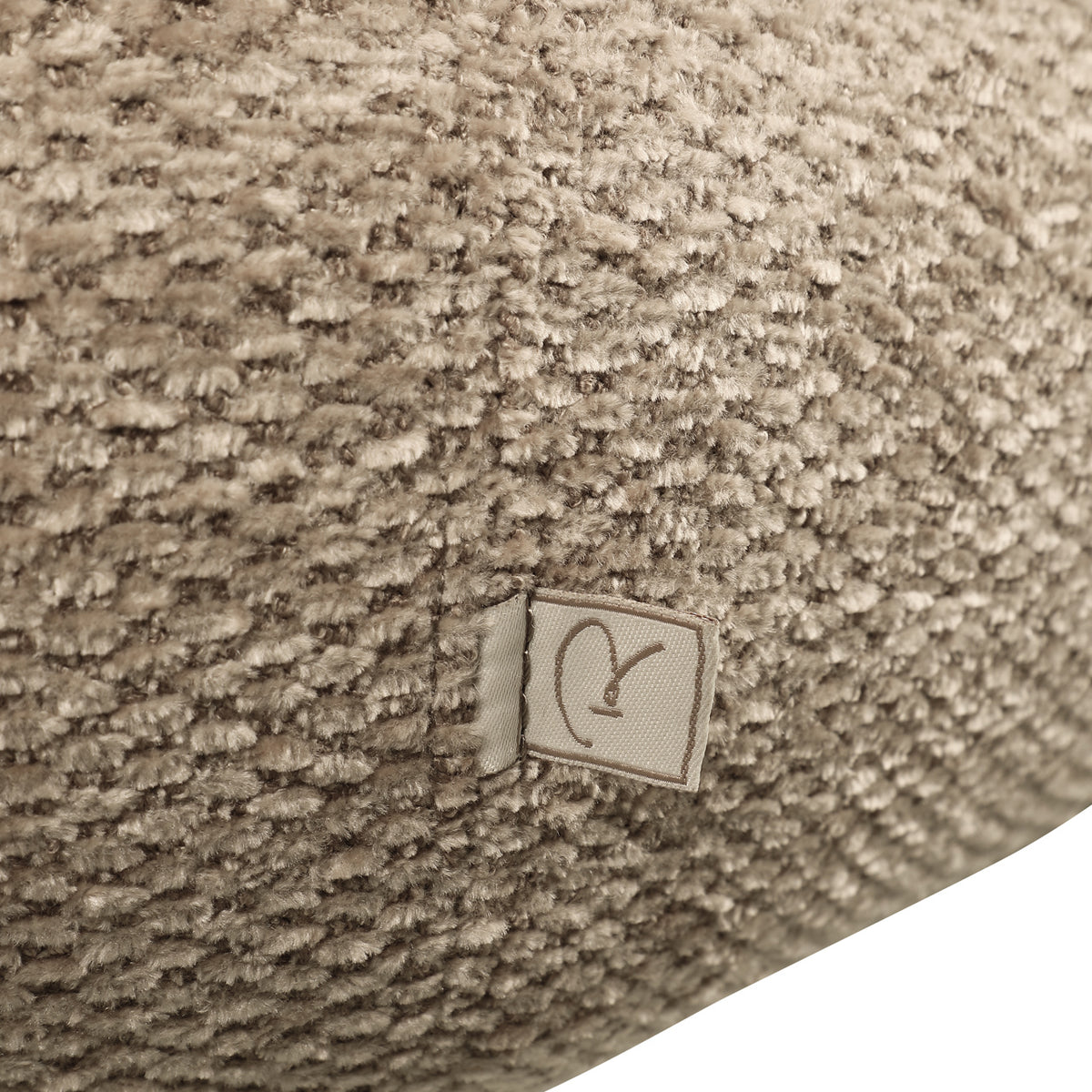 Kayla mocca boldweave swivel dining chair