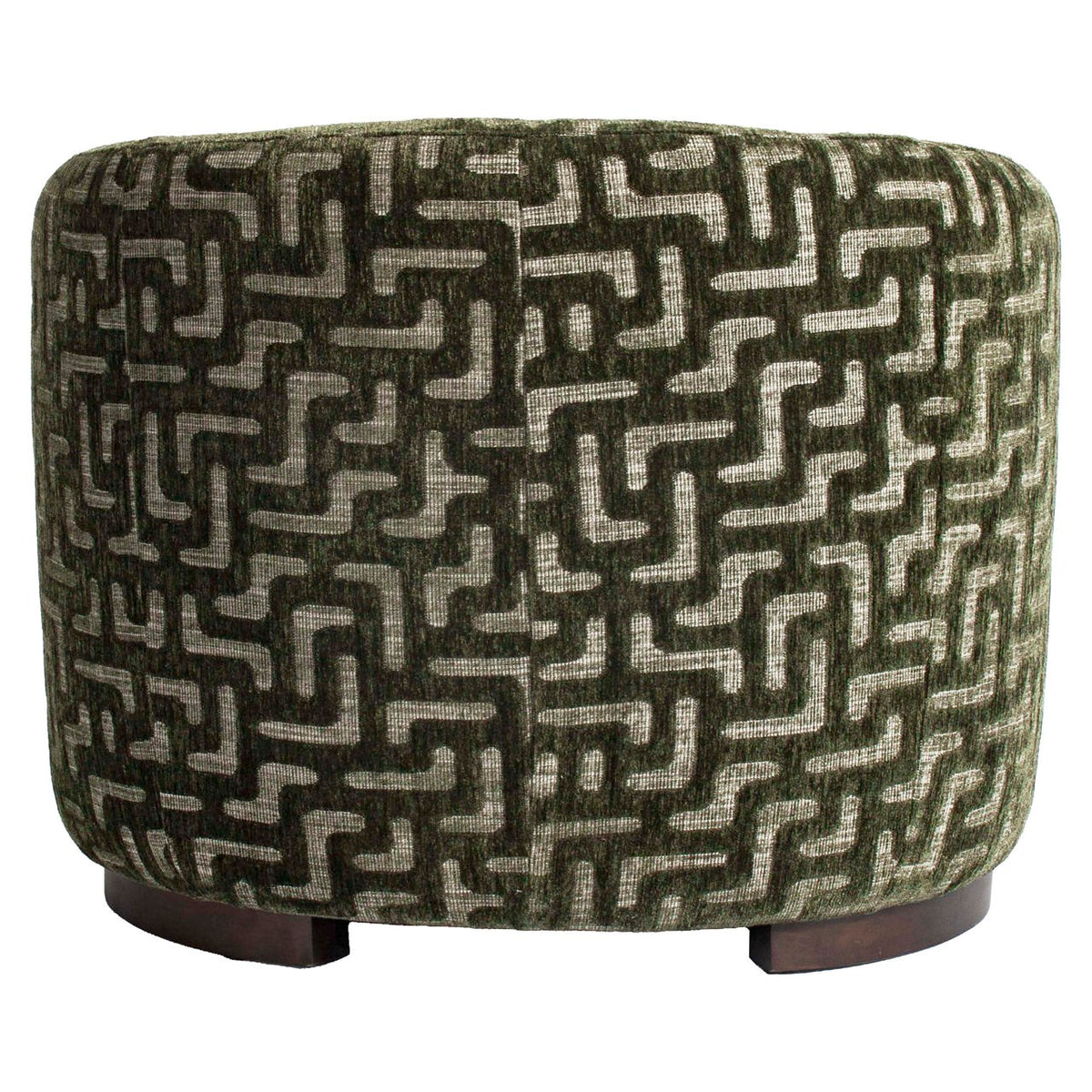 Fauteuil lounge Hannah moss labyrinth ignifugé