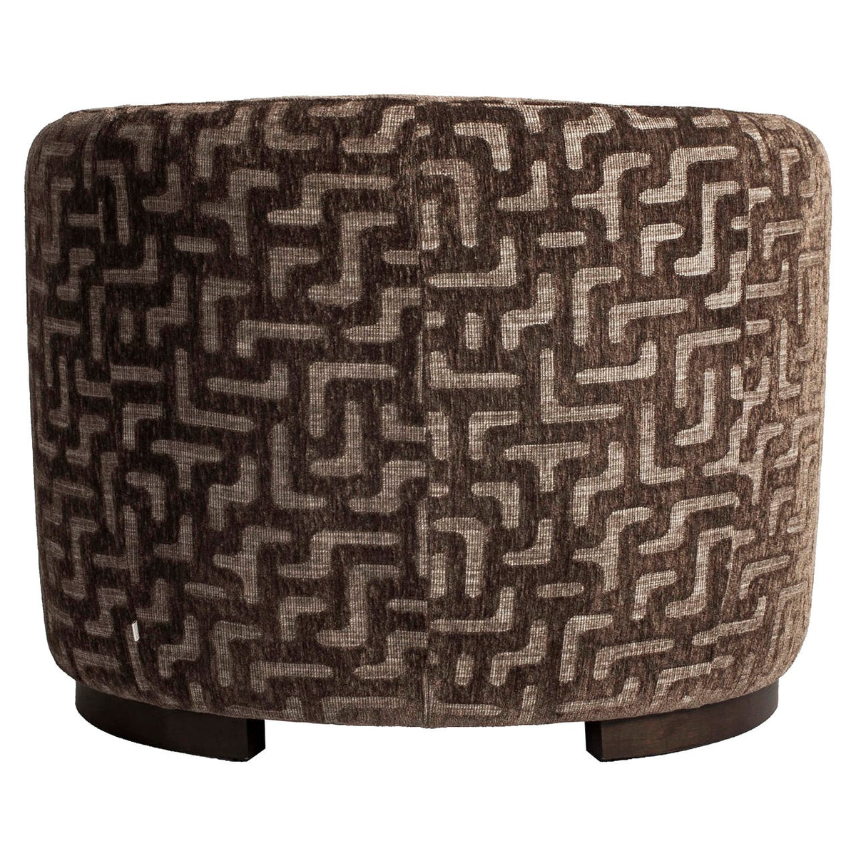 Lounge-Sessel Hannah braun Labyrinth, schwer entflammbar