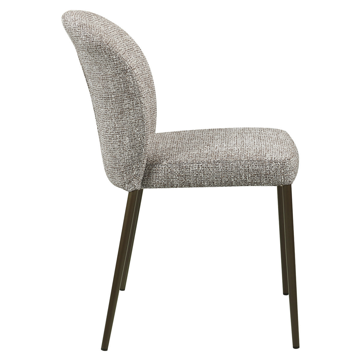 Eetkamerstoel Stacker earth tweed fire retardant (Set of 2)