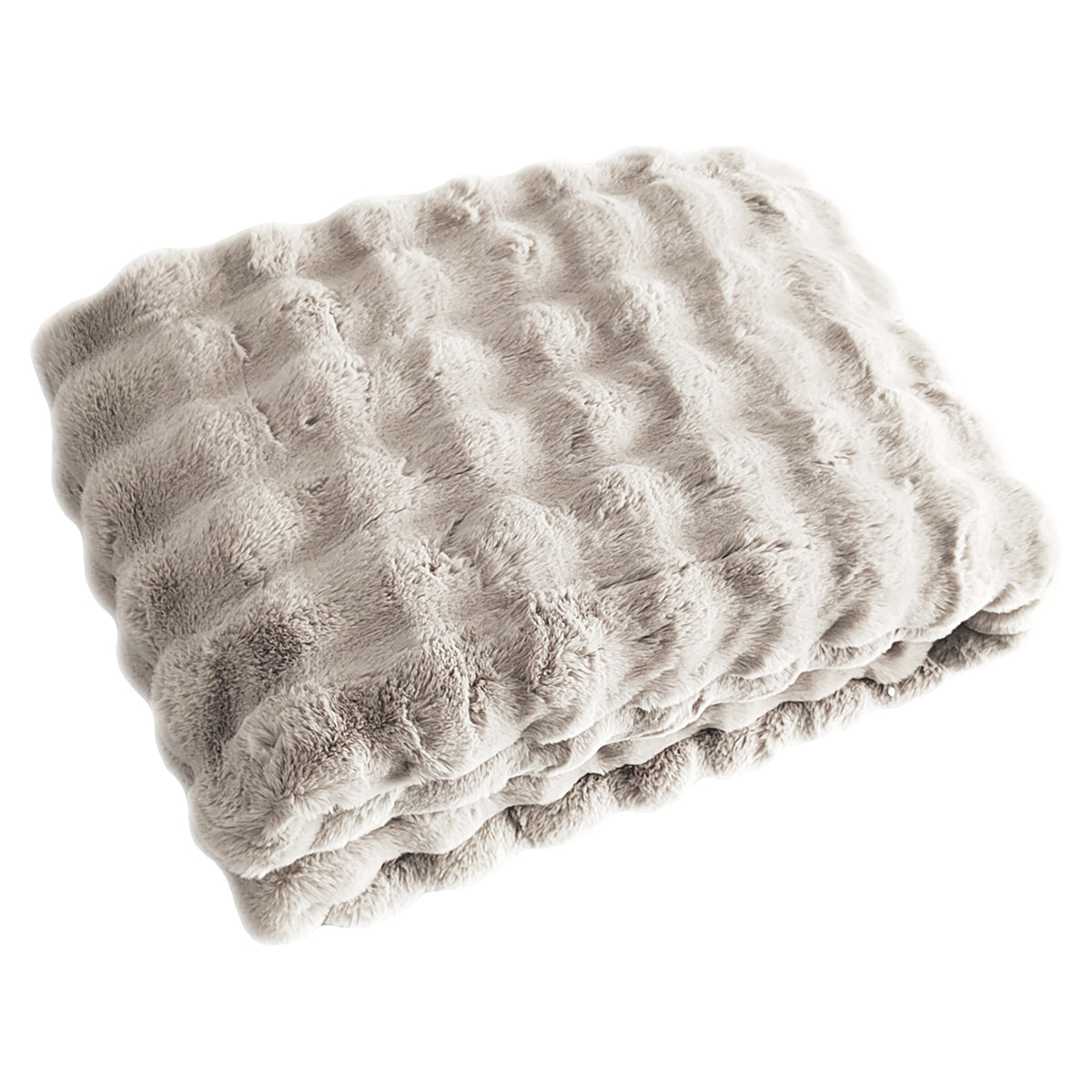 Plaid Cosy Fluff cream 200x300