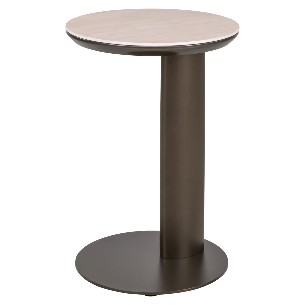 Ritz brown sofa side table