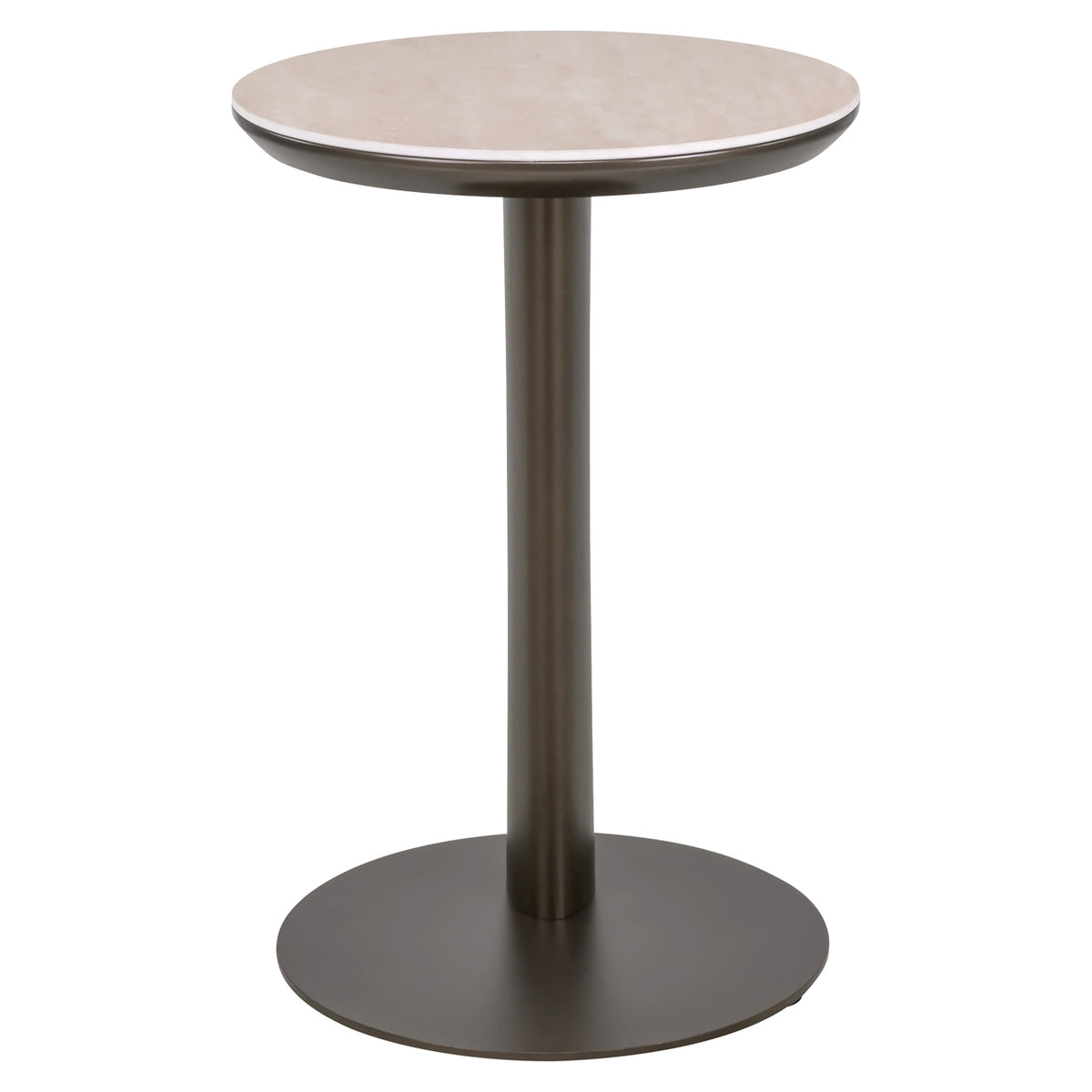 Ritz brown sofa side table