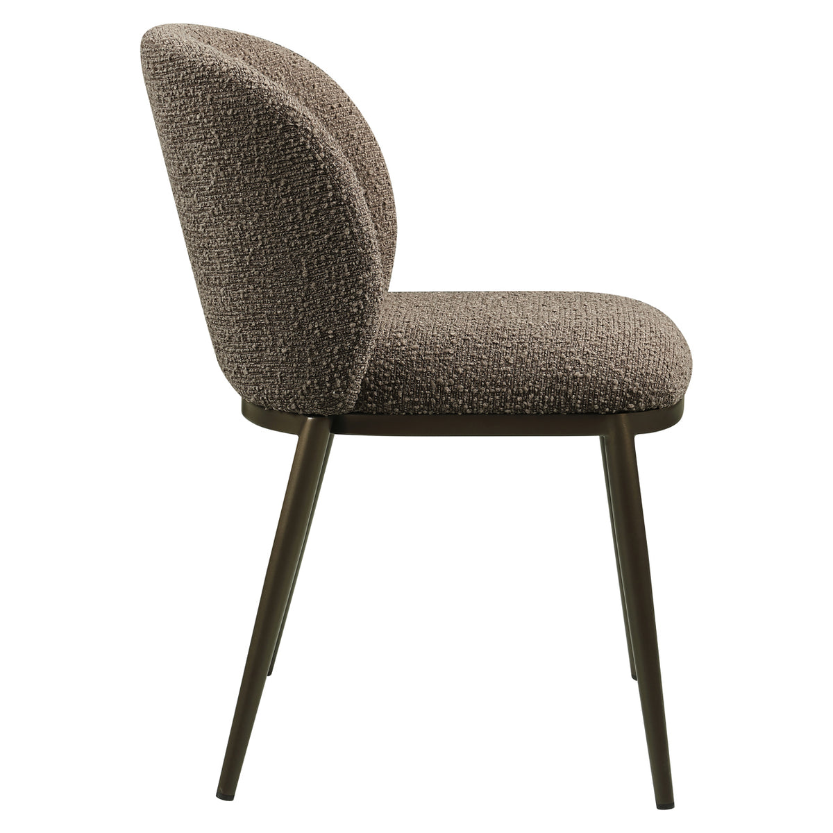 Chaise de salle à manger Gandy marron chunky