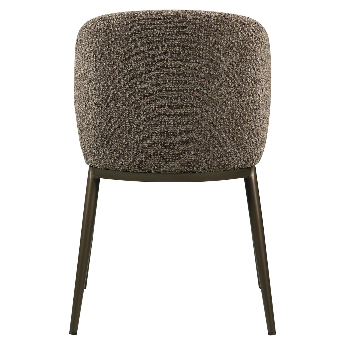 Chaise de salle à manger Gandy marron chunky