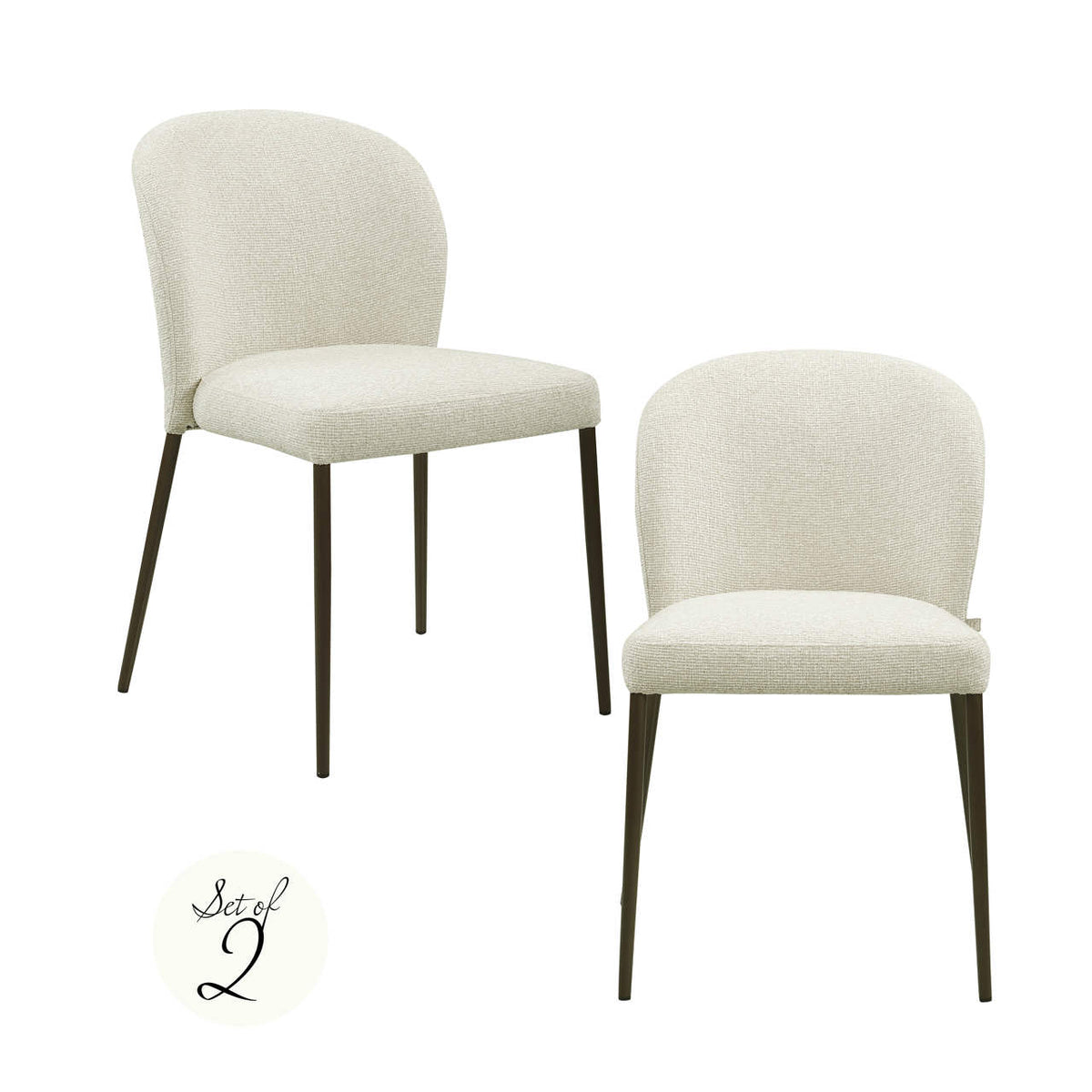 Eetkamerstoel Stacker biscotti fire retardant (Set of 2)