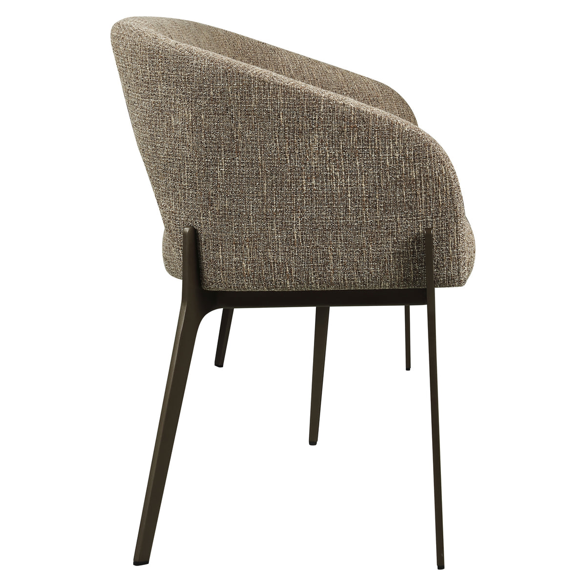 Banquette de salle à manger Kenzi brown tweed