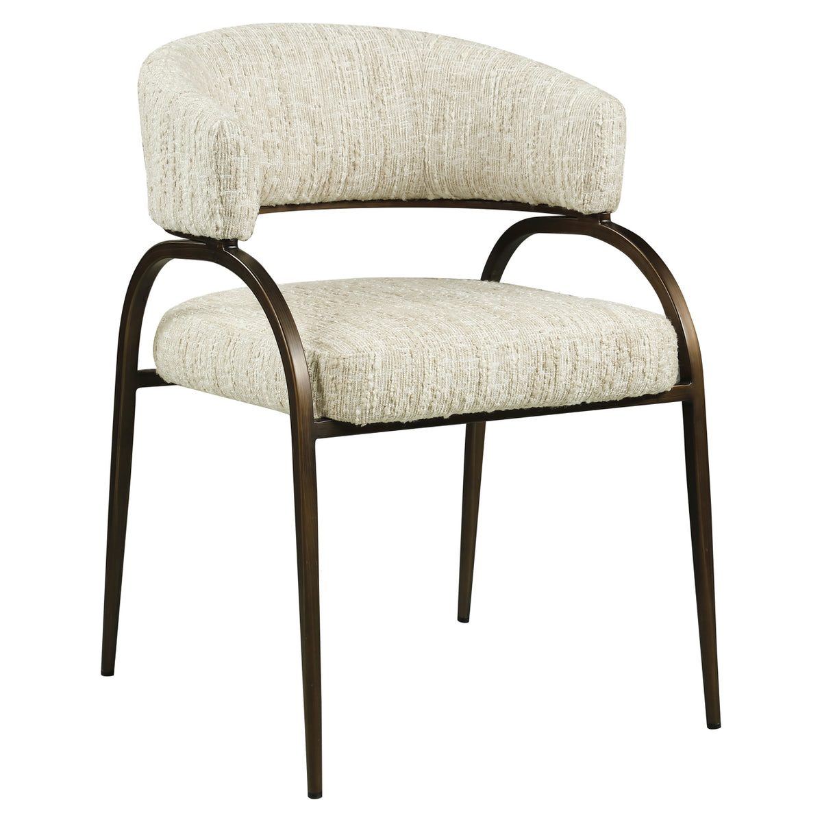 Chaise de salle à manger Charda beige angora