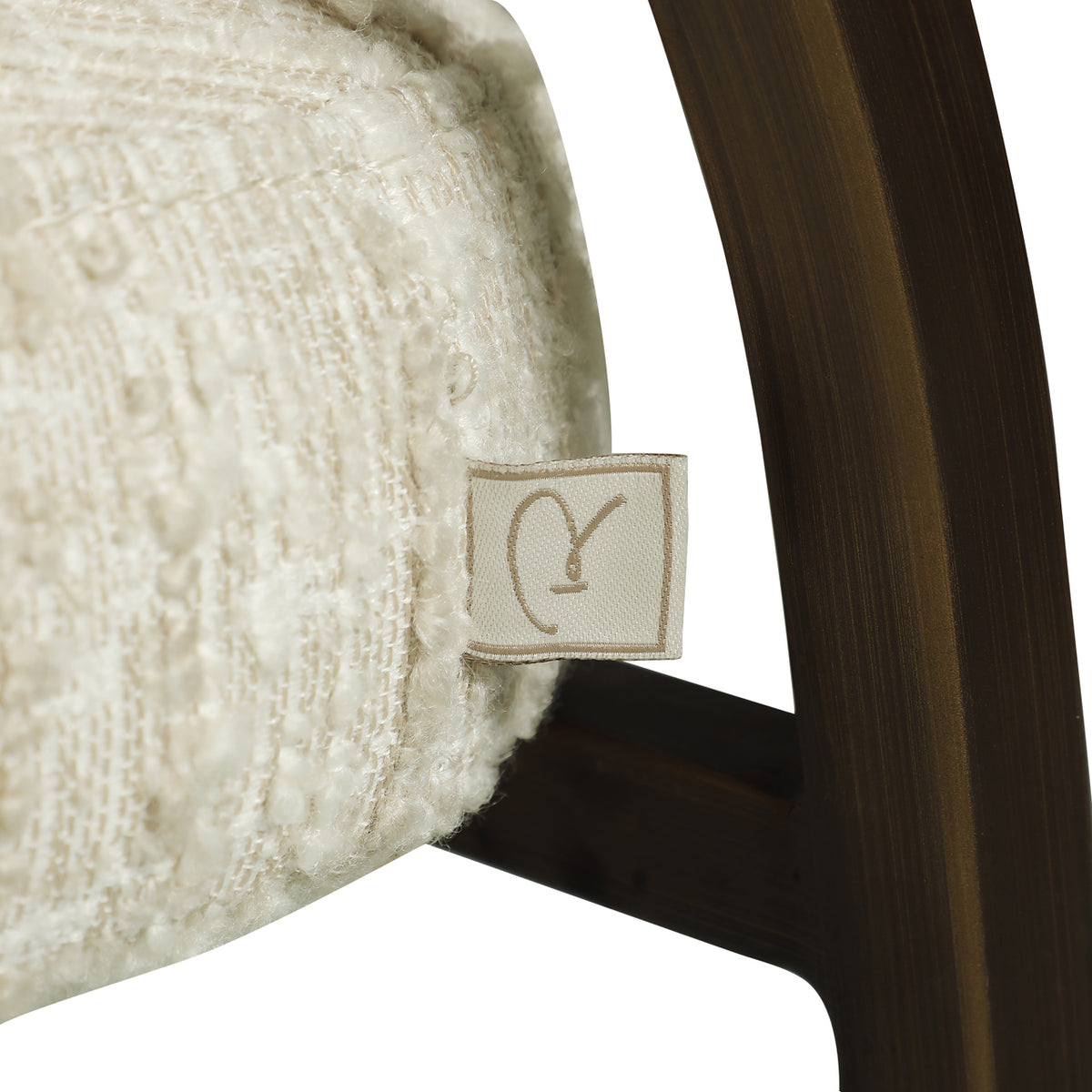 Chaise de salle à manger Charda beige angora