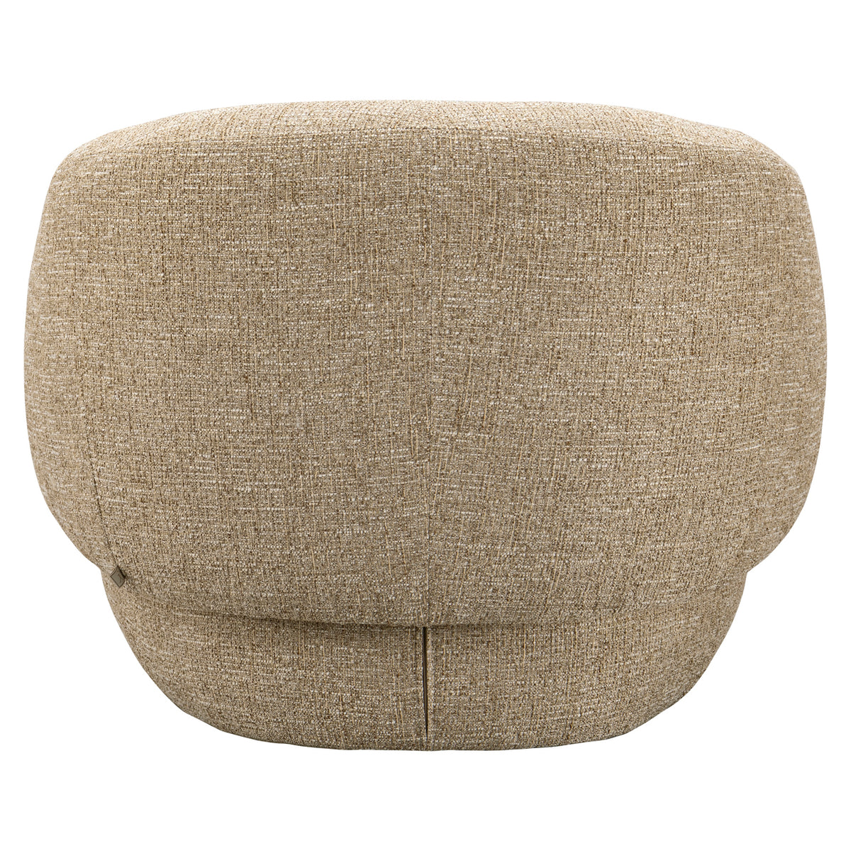 Milano sand tweed fire-retardant lounge chair