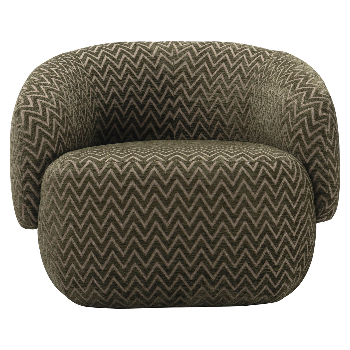 Loungesessel Milano moss chevron