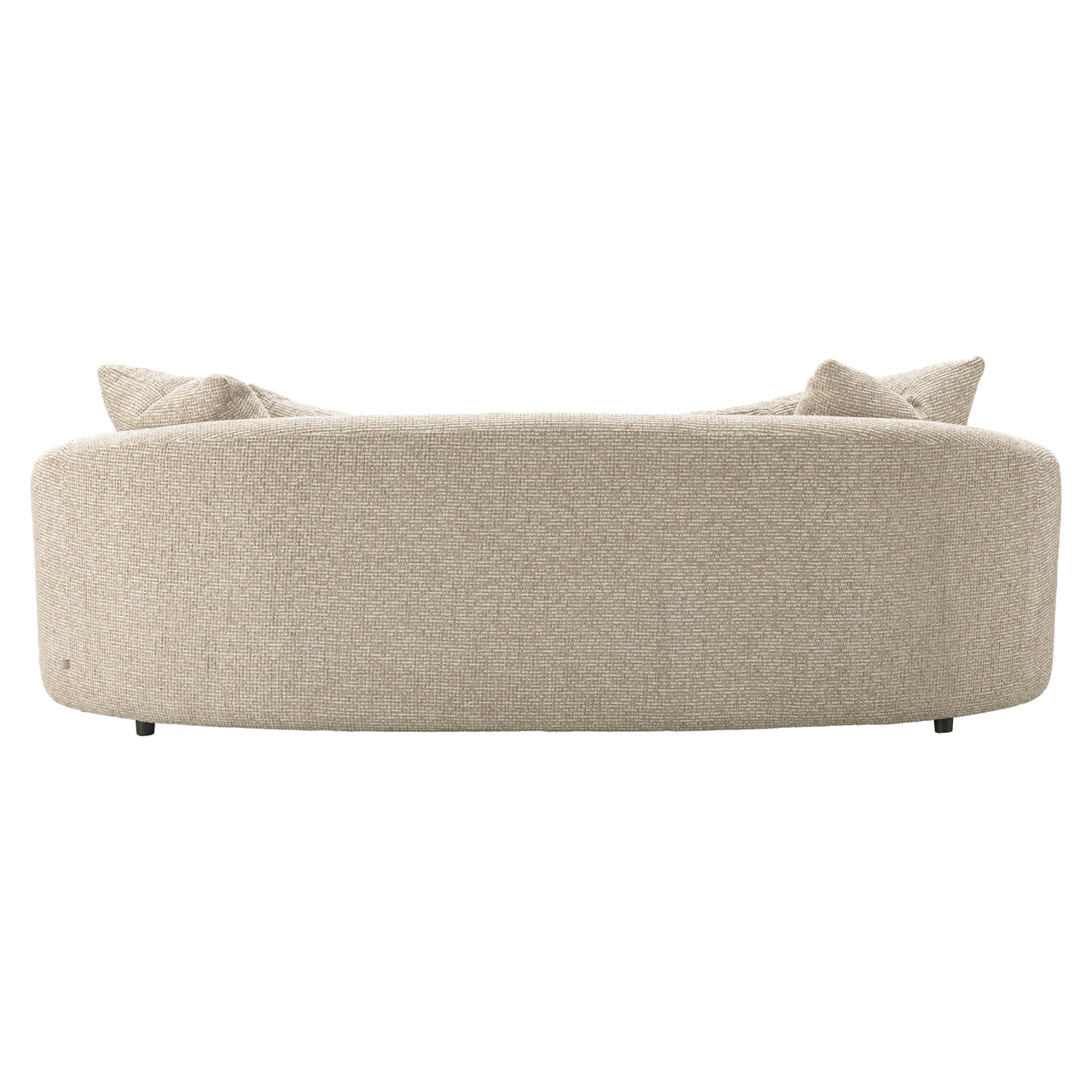 Sofa Morena in Creme mit Blockgewebe