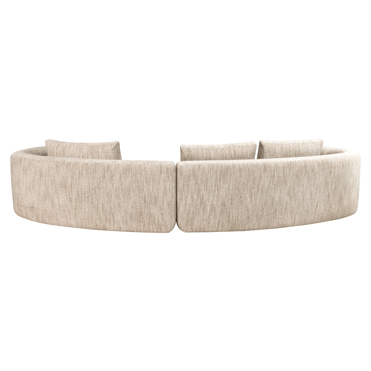 Angusto natural softweave right-hand lounge sofa