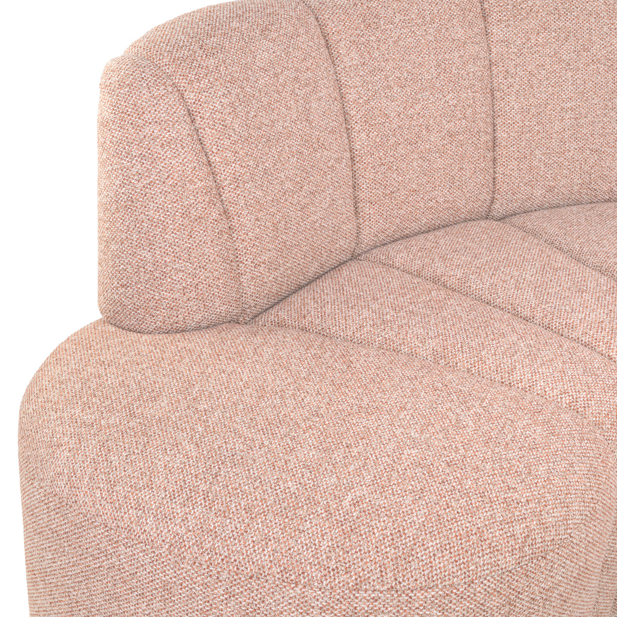 Eetkamer bank Landmark customized open end left round - fully upholstered
