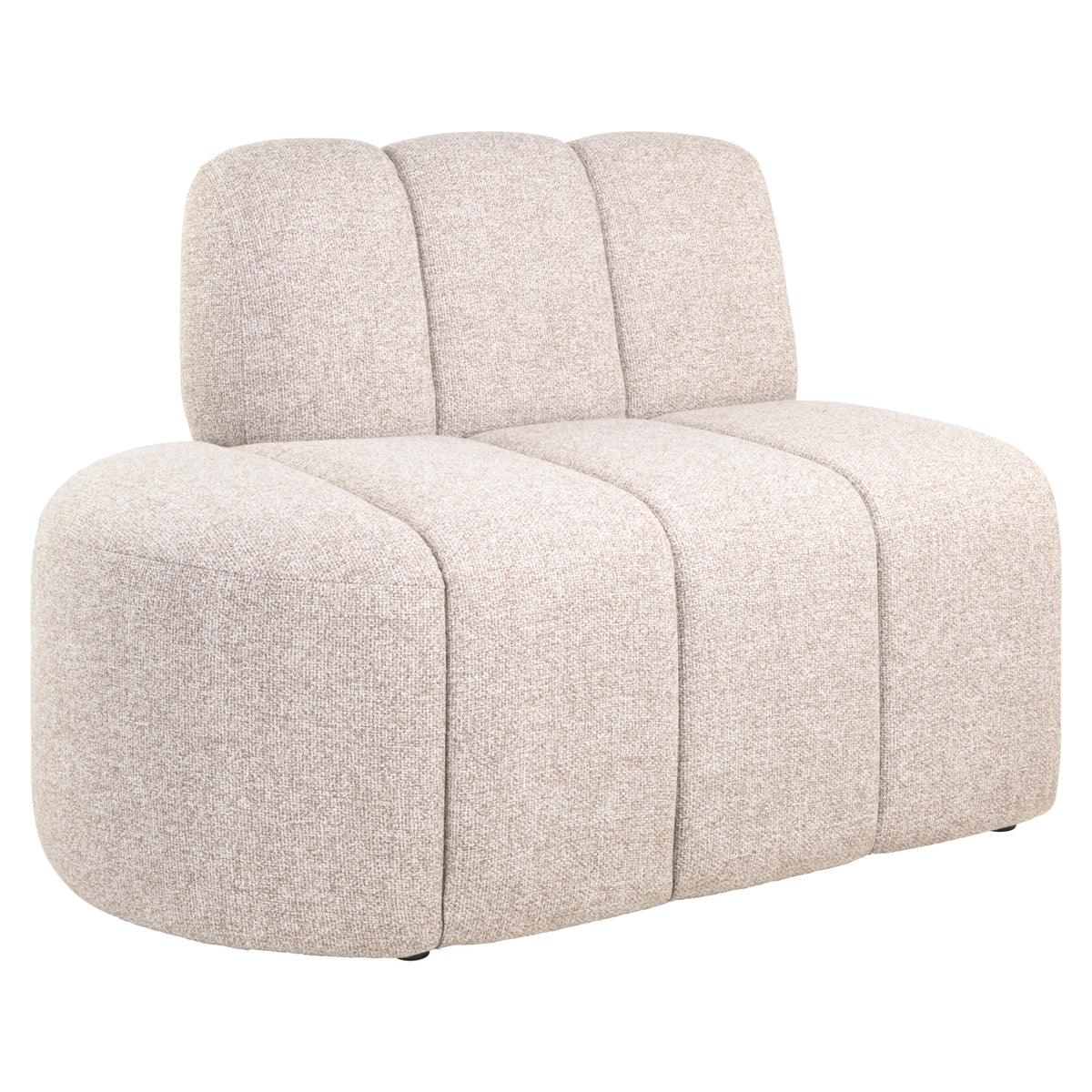Landmark dining bench customized open end left straight - fully upholstered