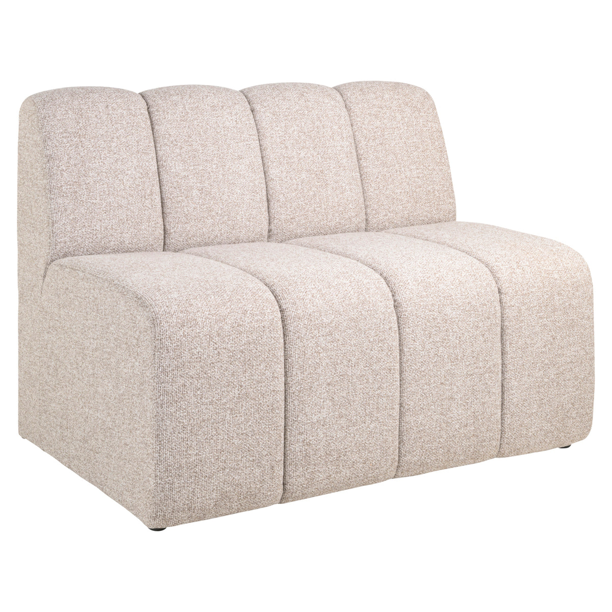 Dining bench Landmark cayenne brown straight - fully upholstered