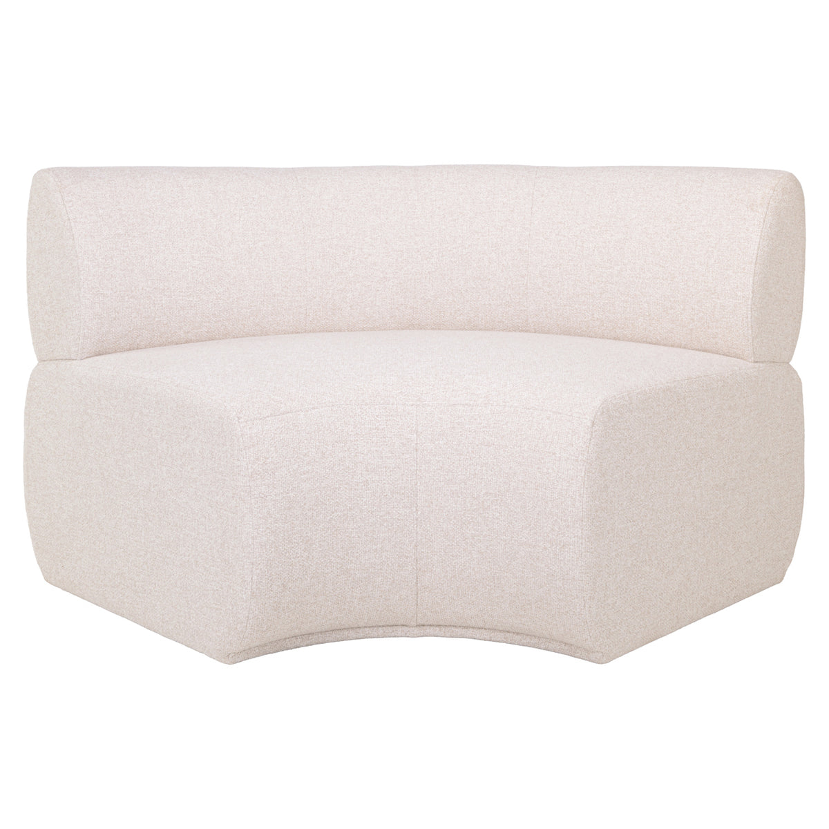 Dining sofa Sorrobon cayenne ecru round - fully upholstered