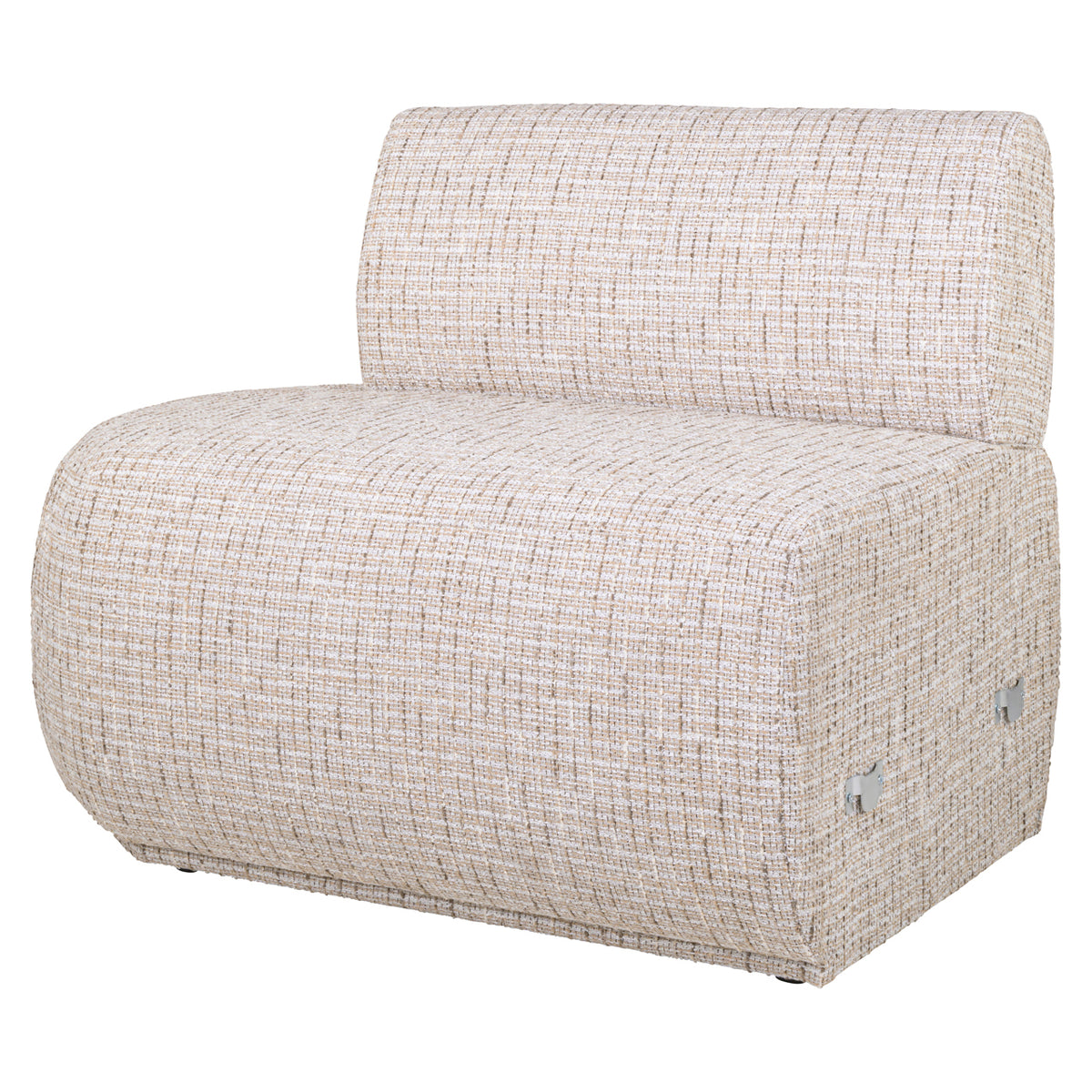 Dining bench Sorrobon trendy cream open end left straight