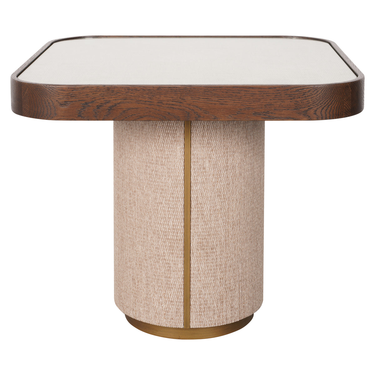 Beistelltisch Willox beige inklusive Glas