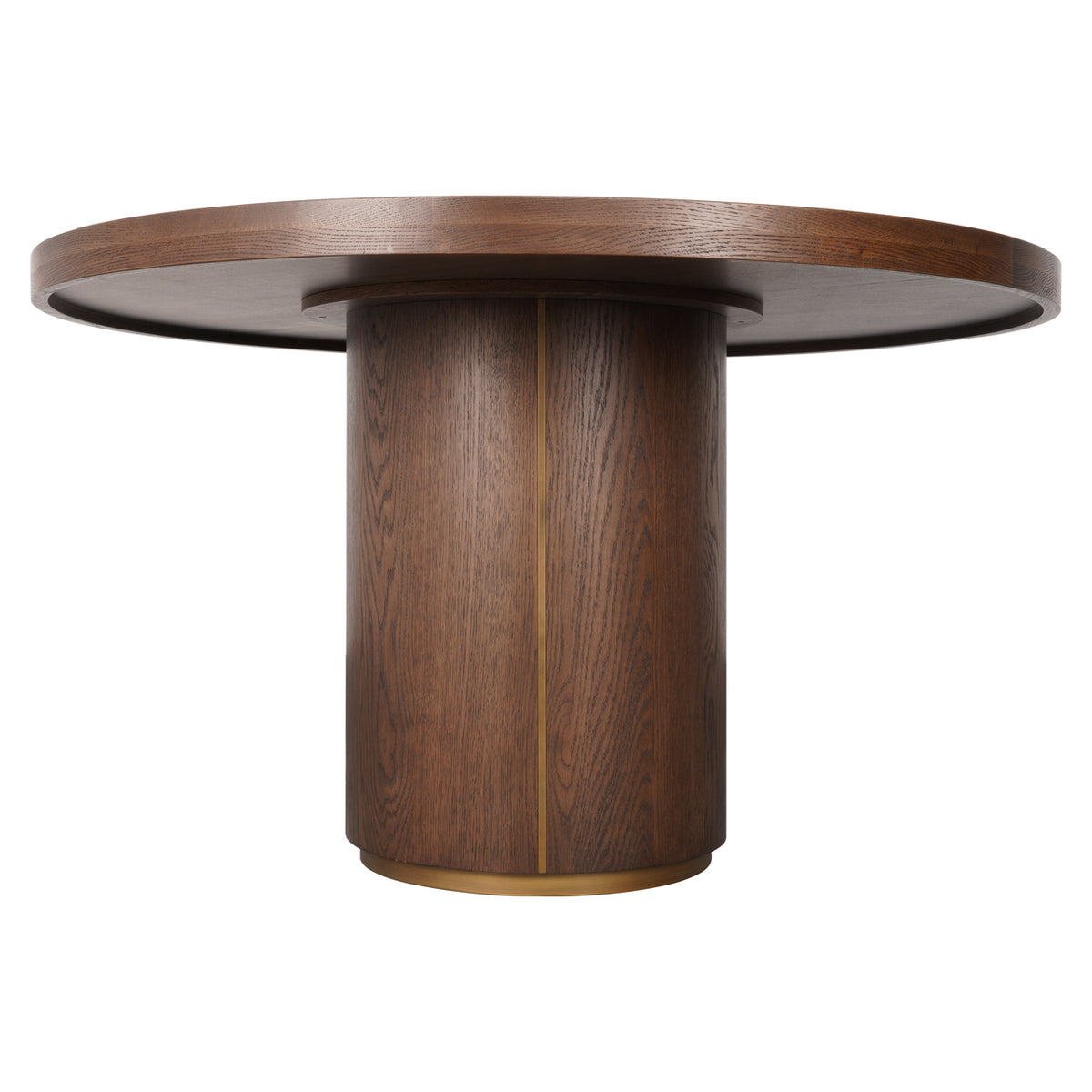 Willox dining table beige 130Ø including glass