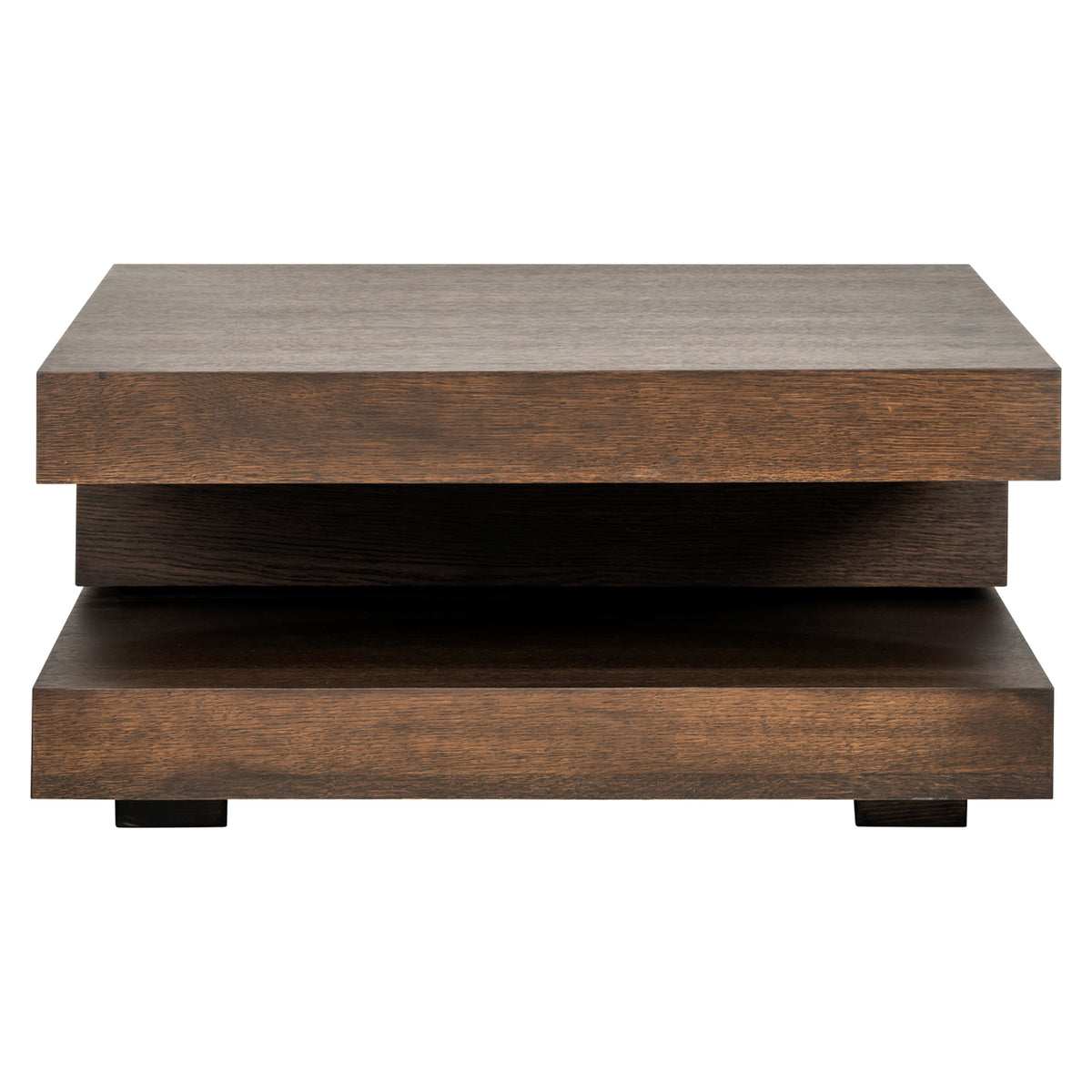 Table basse Oakura marron 90x90