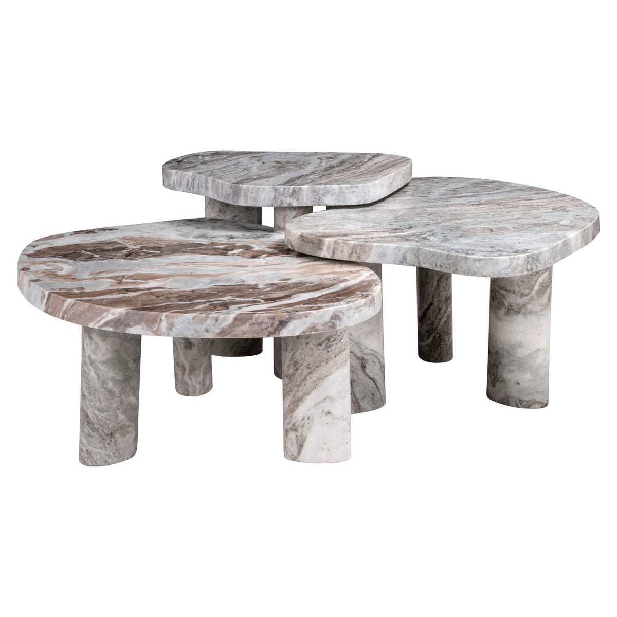 Salontafel Camino Blush beige (Set of 3)