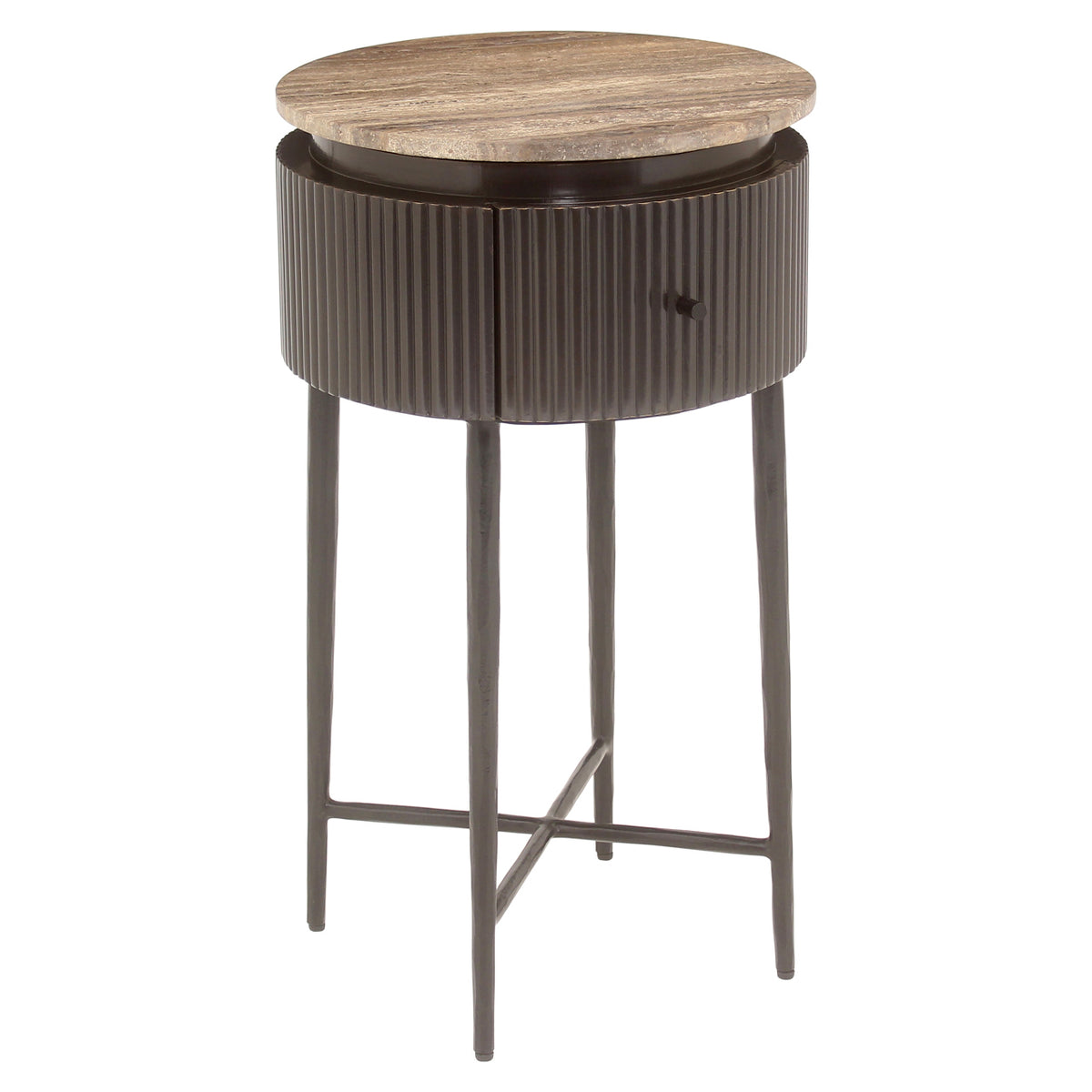 Beistelltisch Russo Esche Braun