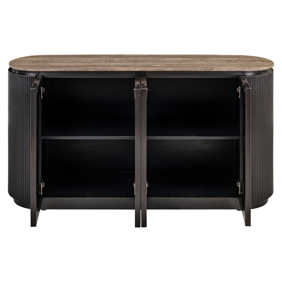 Russo ash brown 4-door sideboard