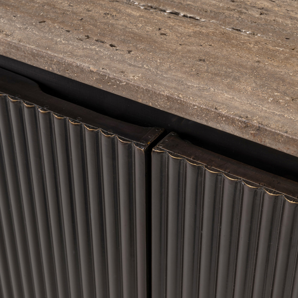 Russo ash brown 4-door sideboard