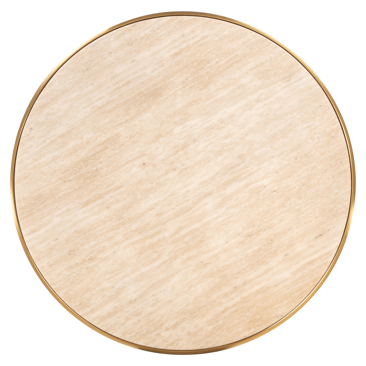 Table de bistrot Brazza beige 80Ø