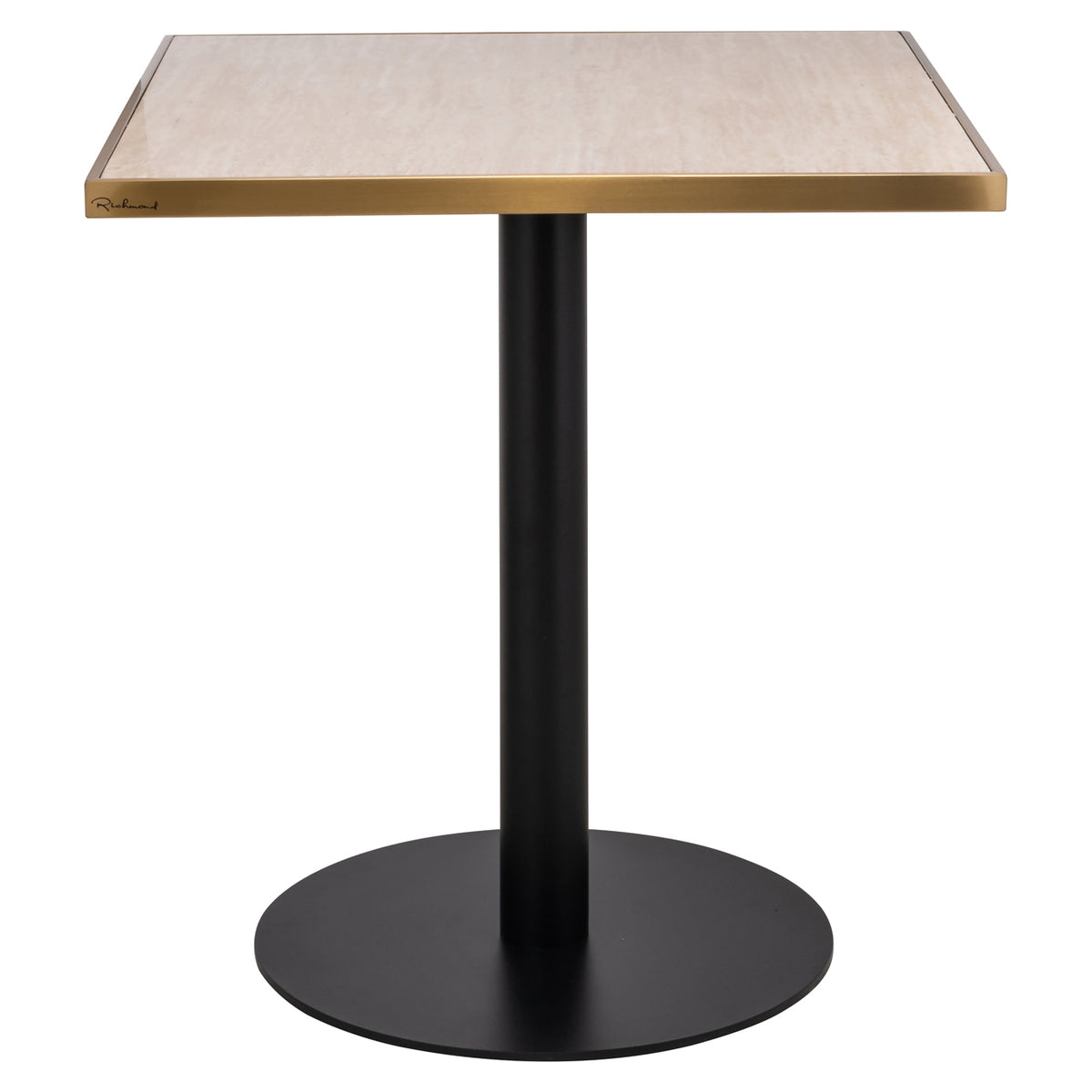 Table de bistrot Brazza beige 70x70
