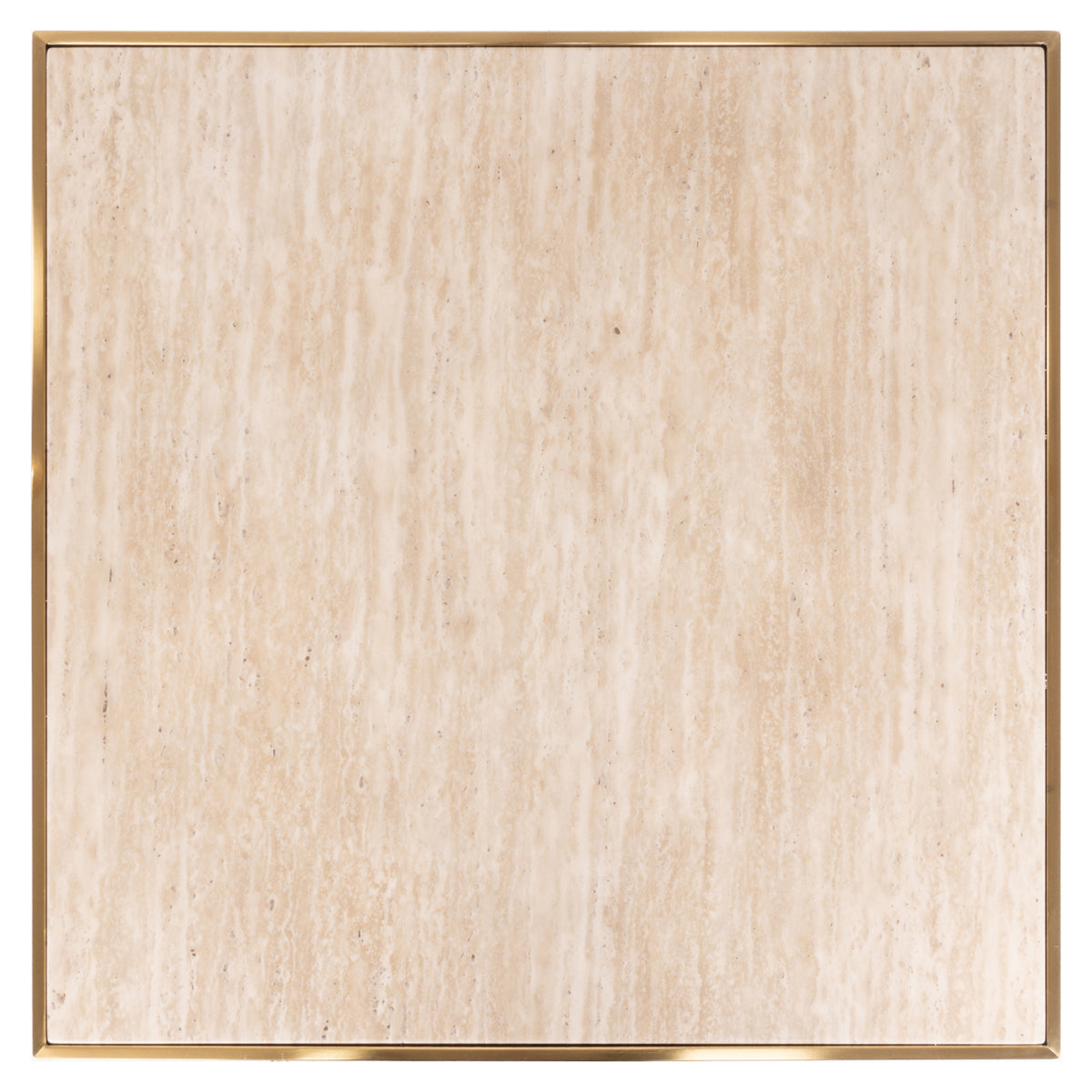 Table de bistrot Brazza beige 70x70
