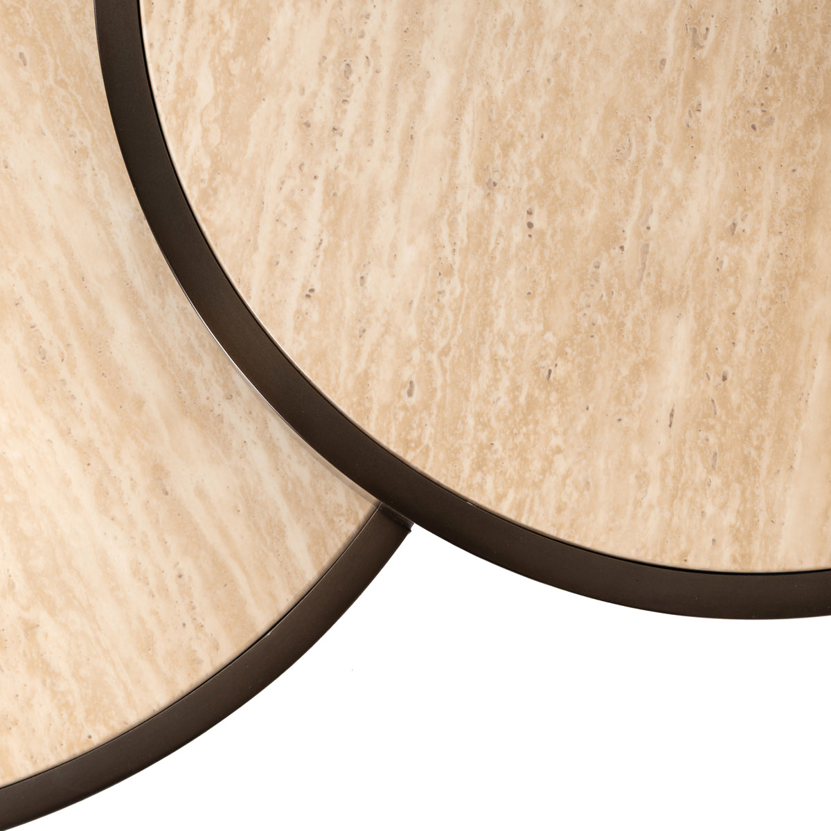 Couchtisch Ronson beige (Set aus 2)