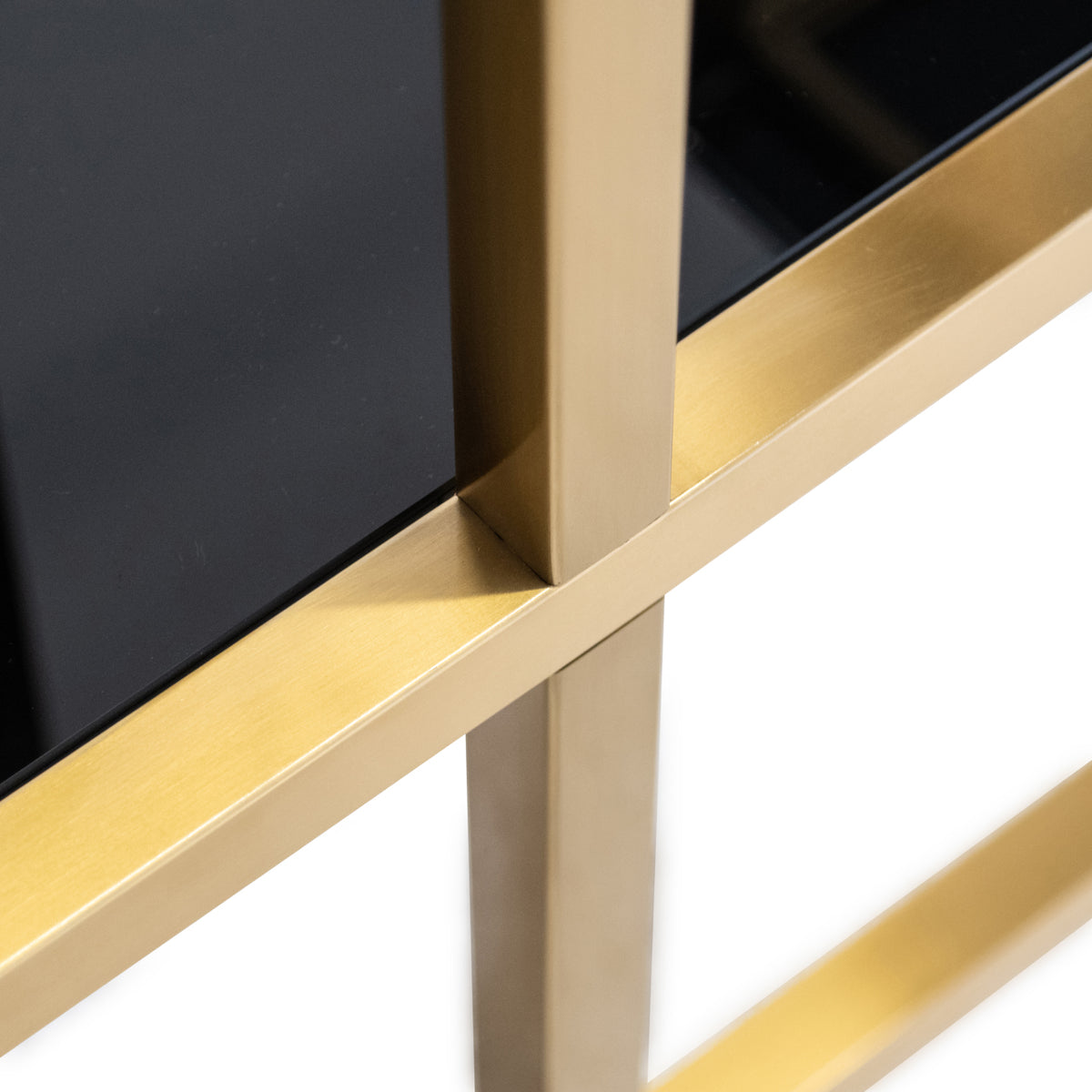 Magnus brushed gold wall cabinet