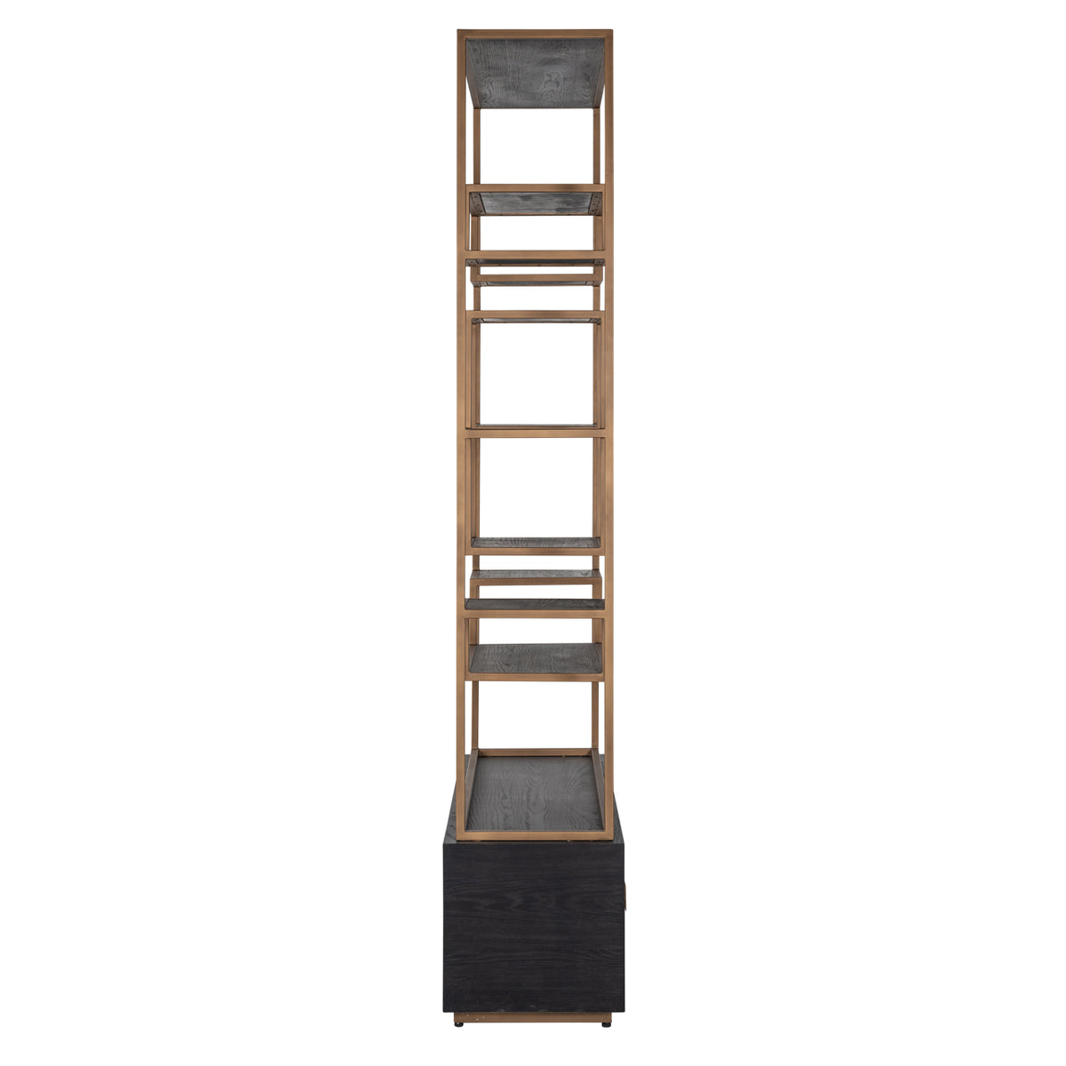 Wandkast Hunter black rustic