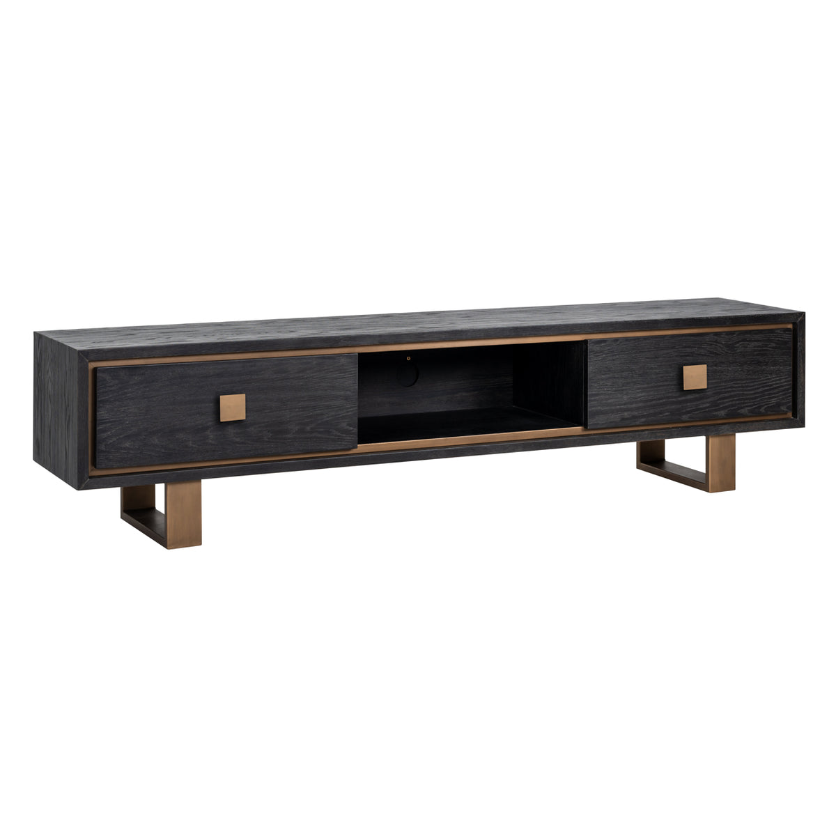 Meuble TV Hunter noir rustique