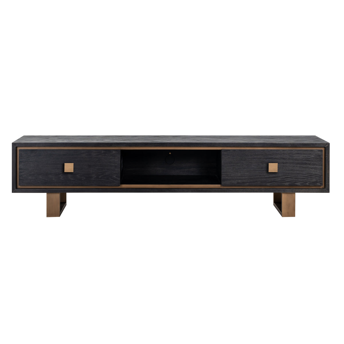 Meuble TV Hunter noir rustique