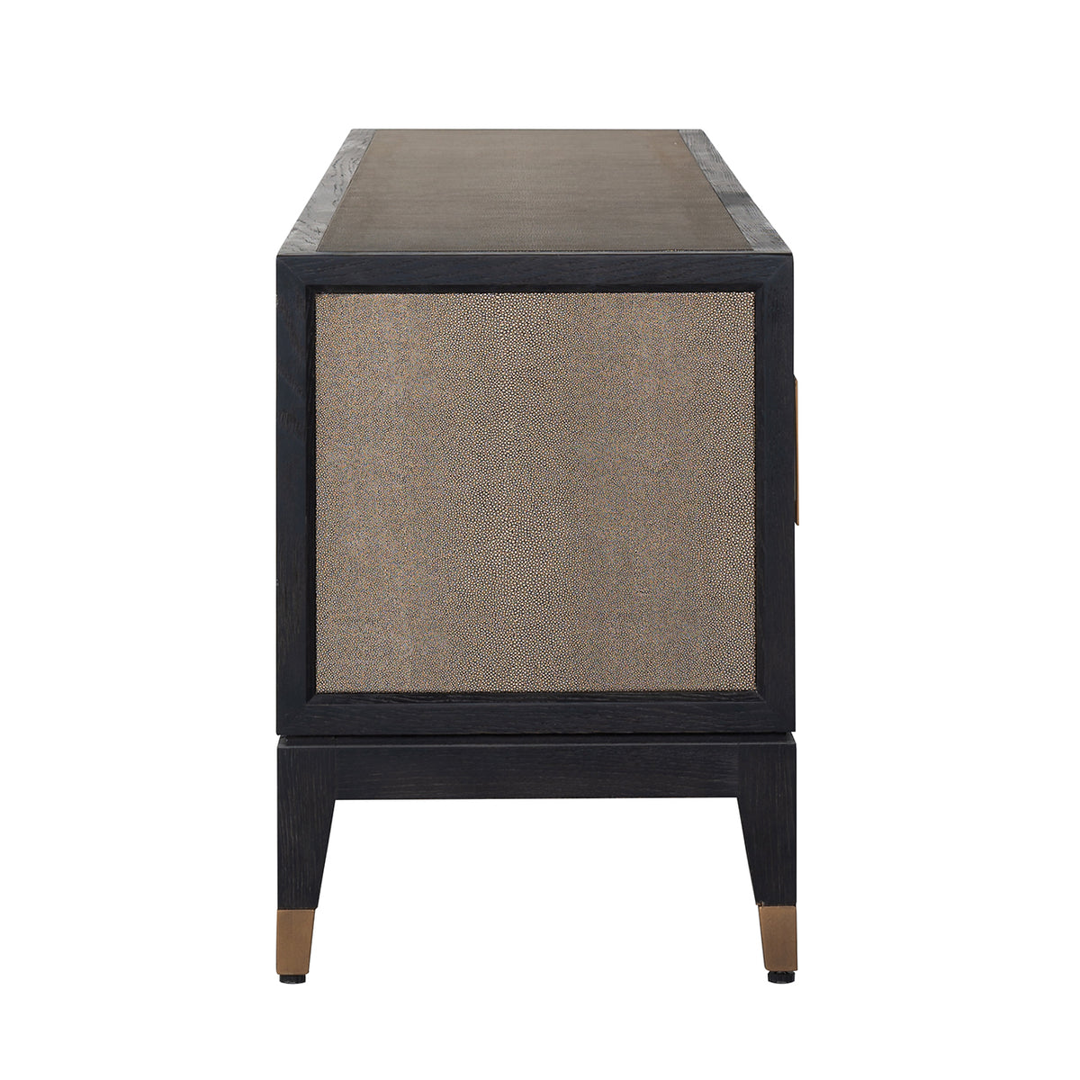 TV-meubel Bloomville brass shagreen