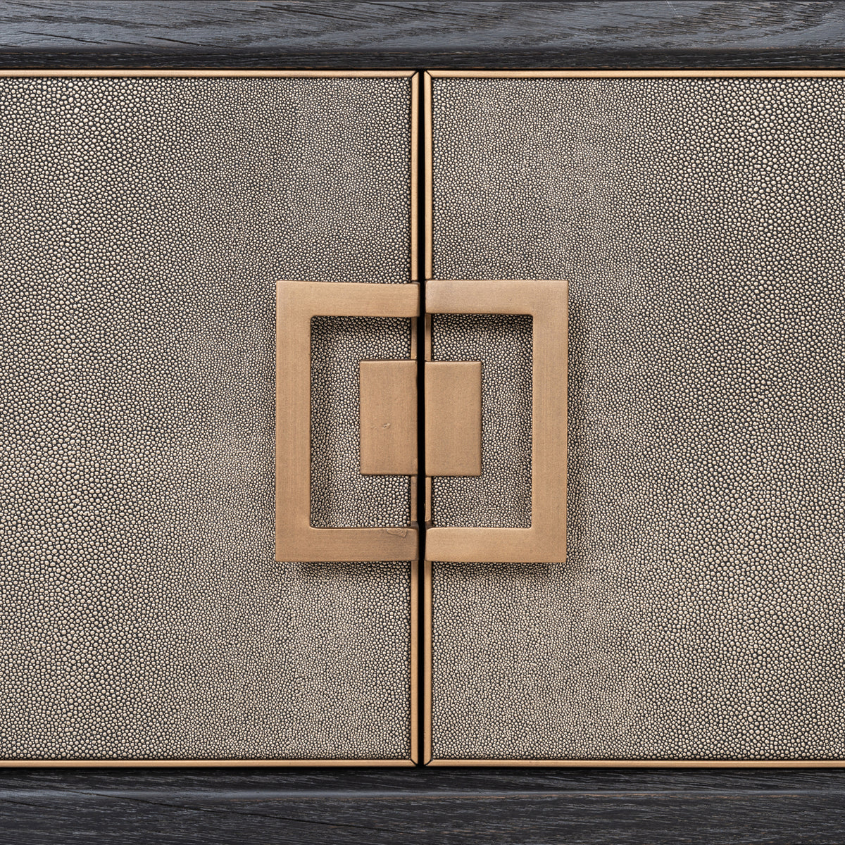 TV Unit Bloomville brass shagreen