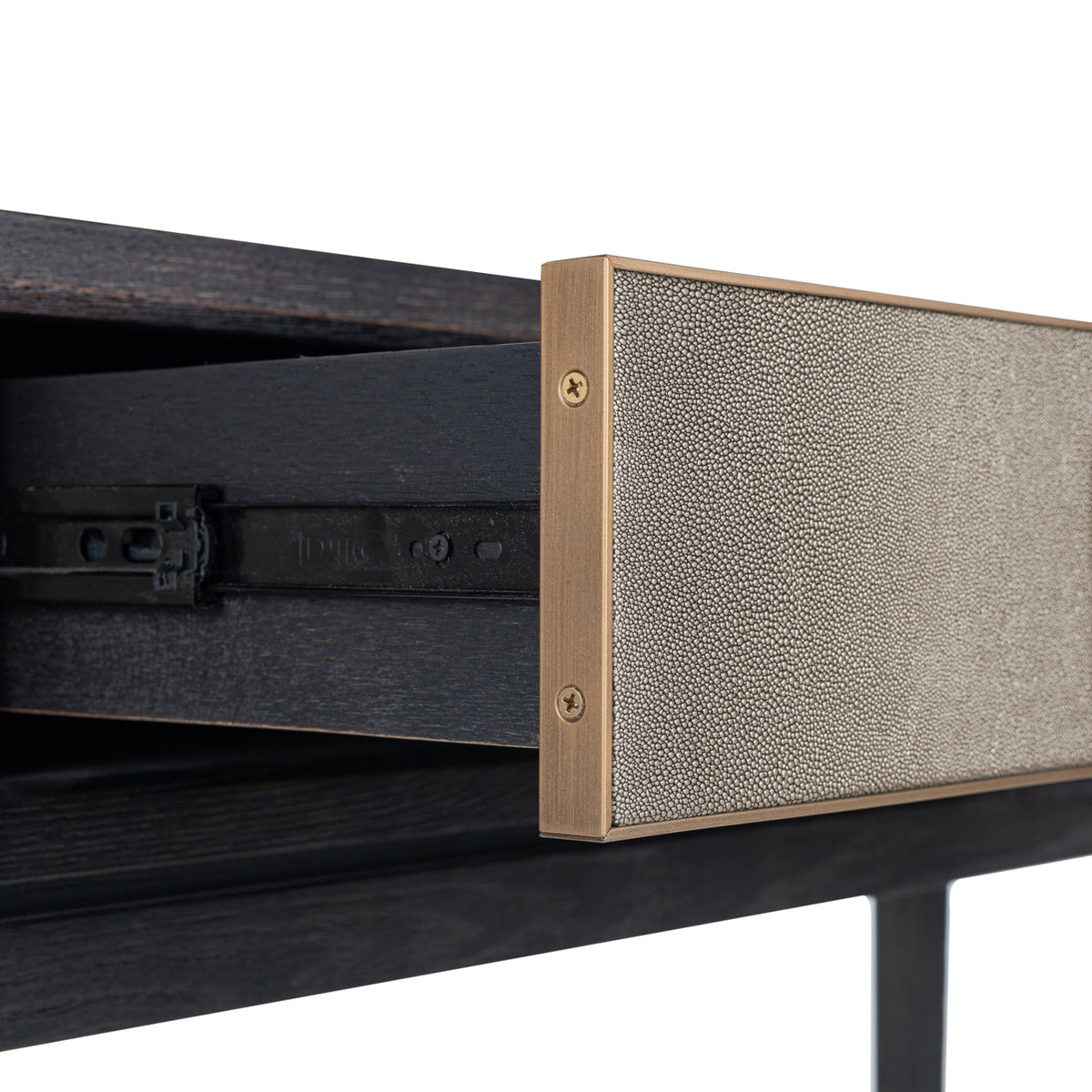 Konsole Bloomville Messing Shagreen
